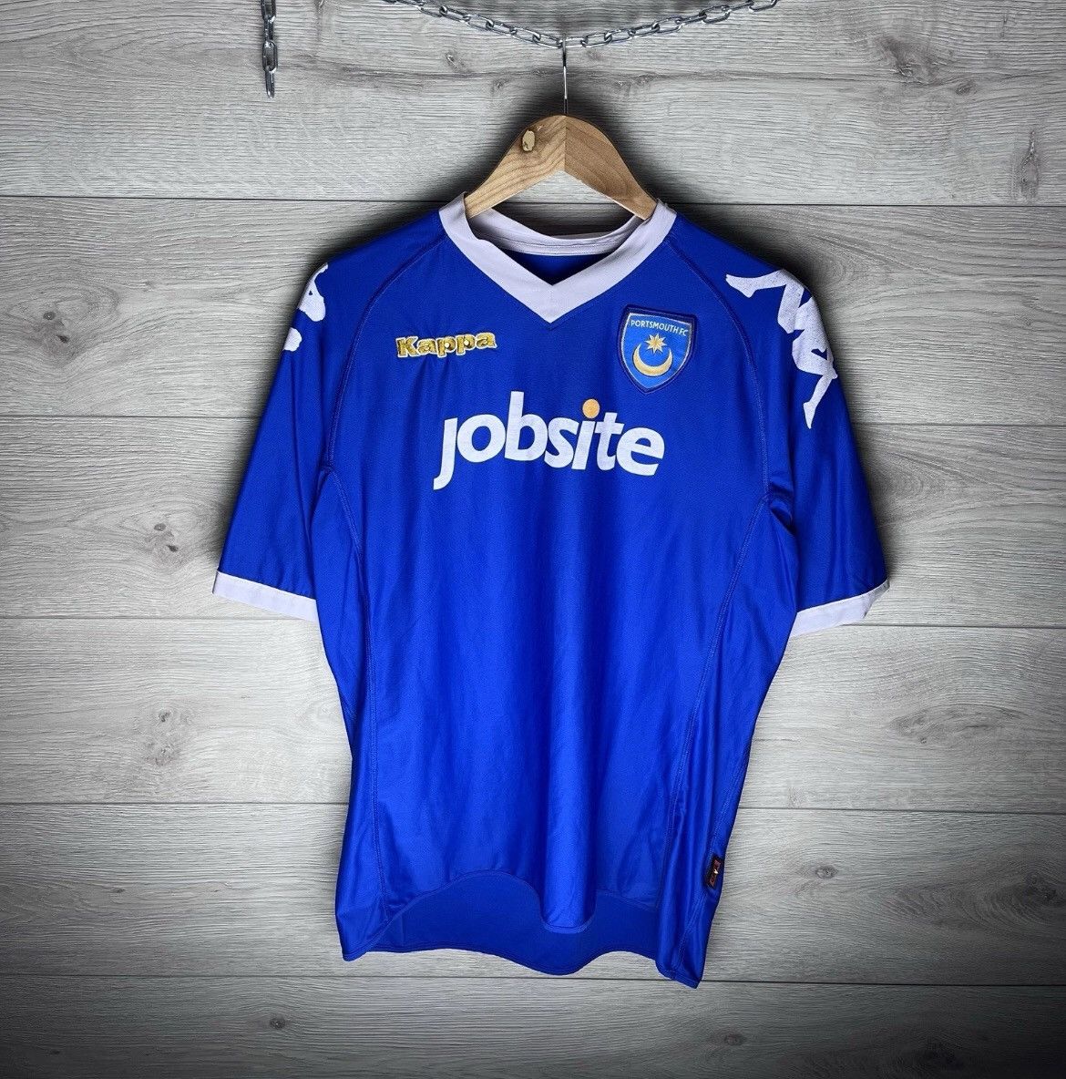 Kappa Vintage soccer jersey Portsmouth FC Kappa #10 NUGENT Size US M / EU 48-50 / 2 - 2 Thumbnail