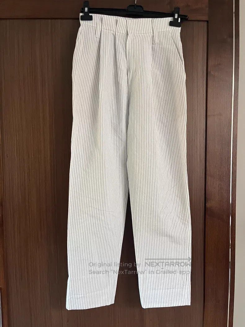 Brunello Cucinelli Brunello Cucinelli Cotton Linen Stripe Pants Size 25" / US 0 / IT 36 - 1 Thumbnail