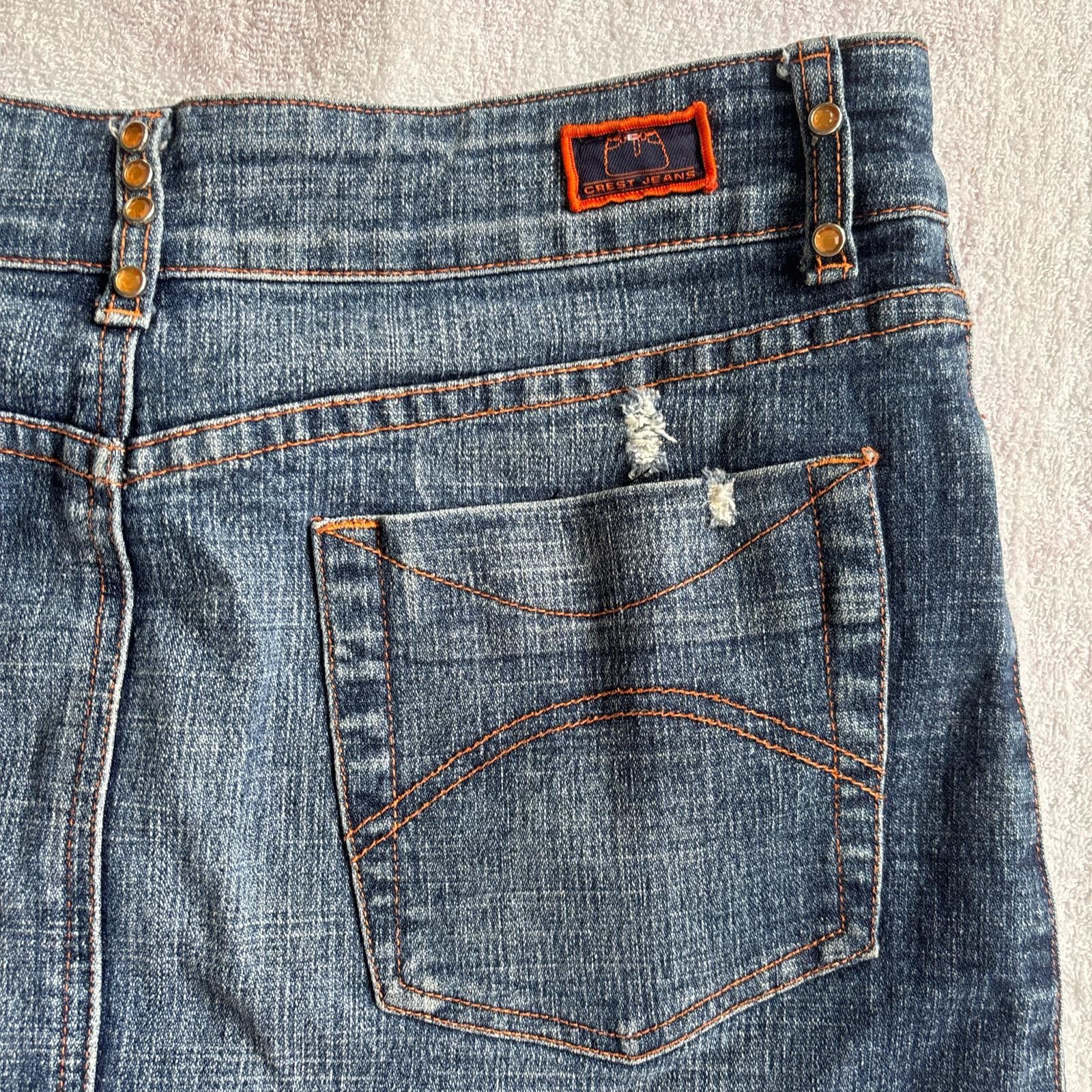 Other y2k vintage denim studded mini skirt Size 30" / US 8 / IT 44 - 4 Thumbnail