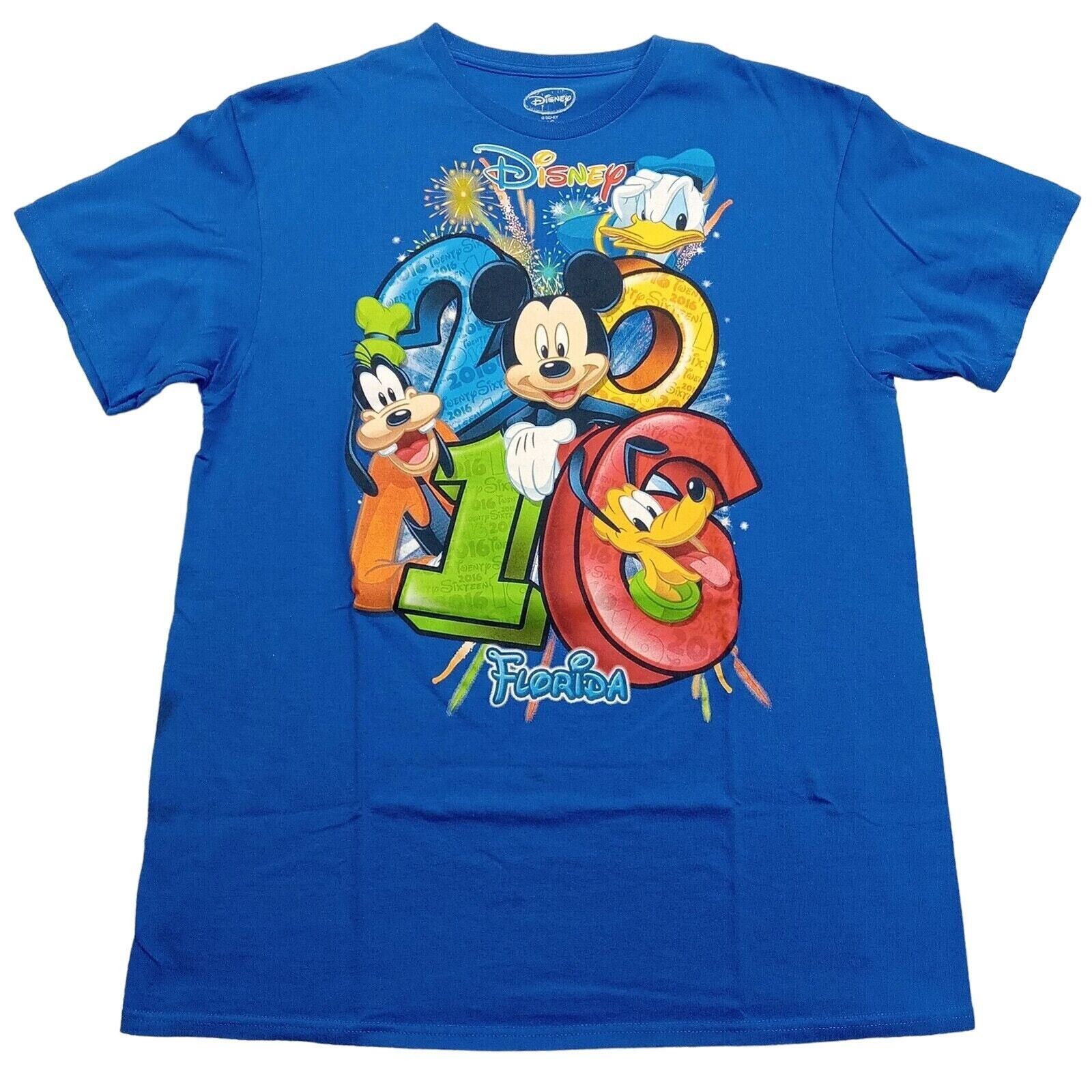Disney Disney 2016 T-Shirt L Short Sleeve Mickey Donald Goofy Pluto Size US L / EU 52-54 / 3 - 1 Thumbnail