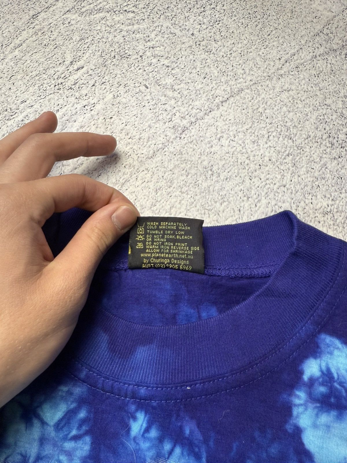 The Mountain Vintage Planet Earth Dolphin Moonlight Tie Dye Shirt Size US XL / EU 56 / 4 - 23 Thumbnail