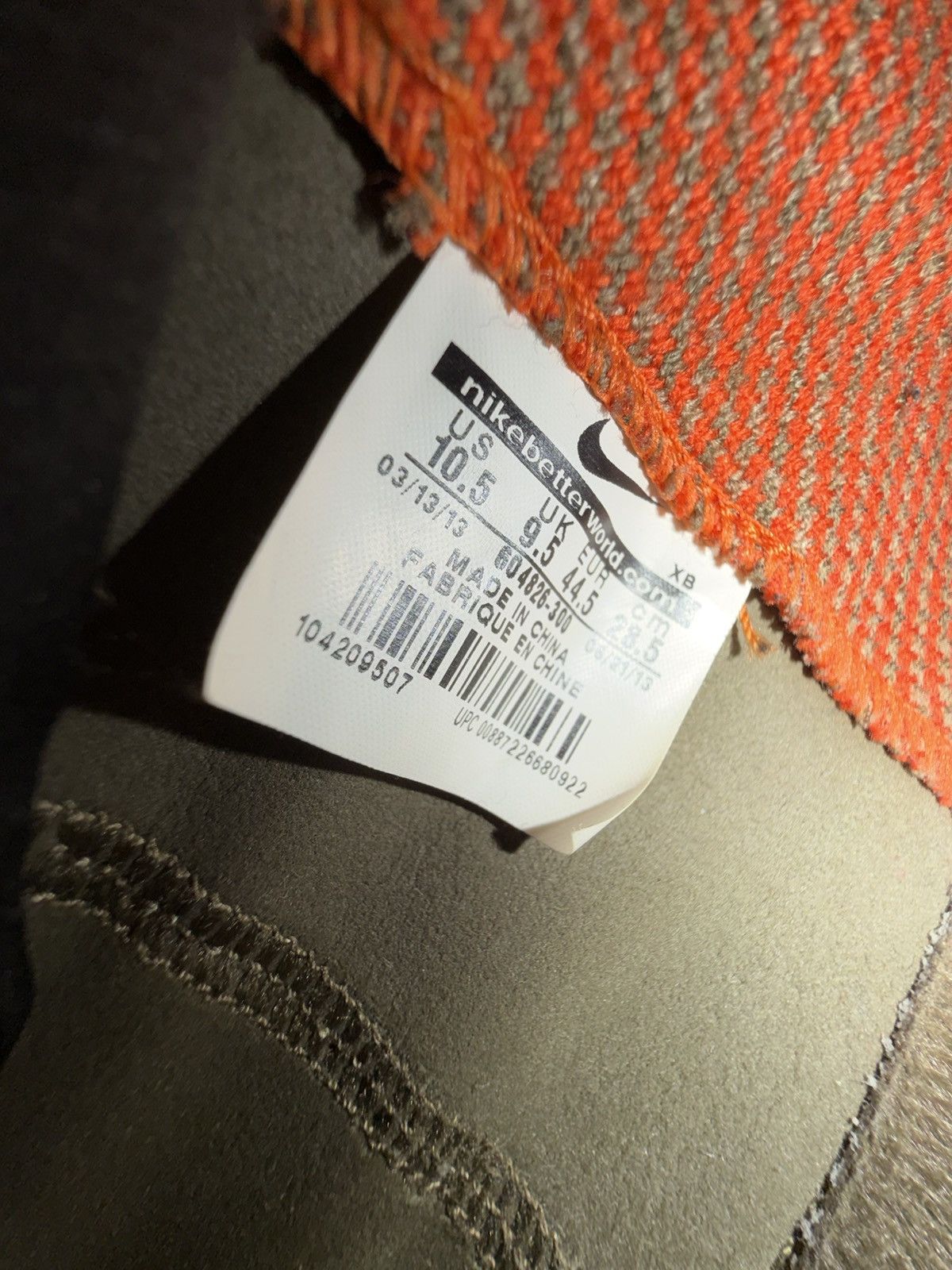 Nike Nike LeBron X NSW Dark Olive Size US 10.5 / EU 43-44 - 6 Thumbnail
