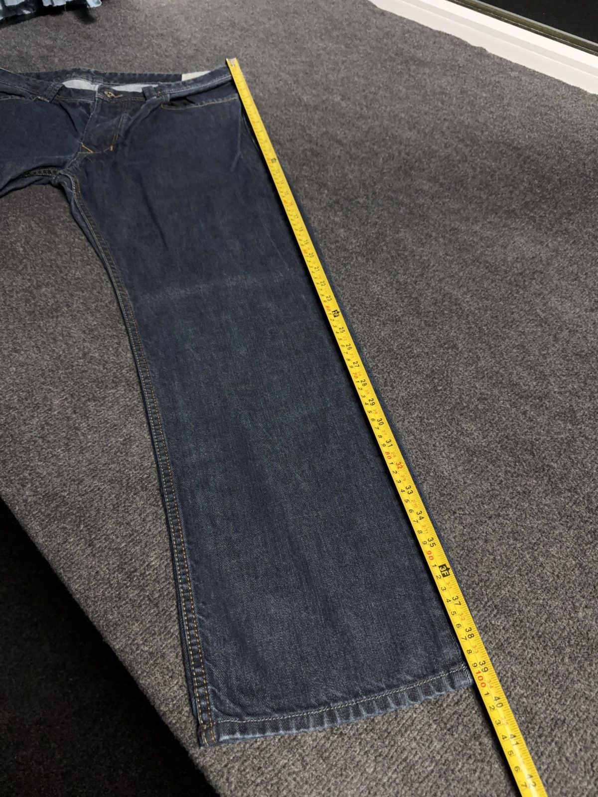 Diesel Luxury 00s Diesel Larkee Regular Straight Denim Retro Jeans Size US 36 / EU 52 - 19 Thumbnail