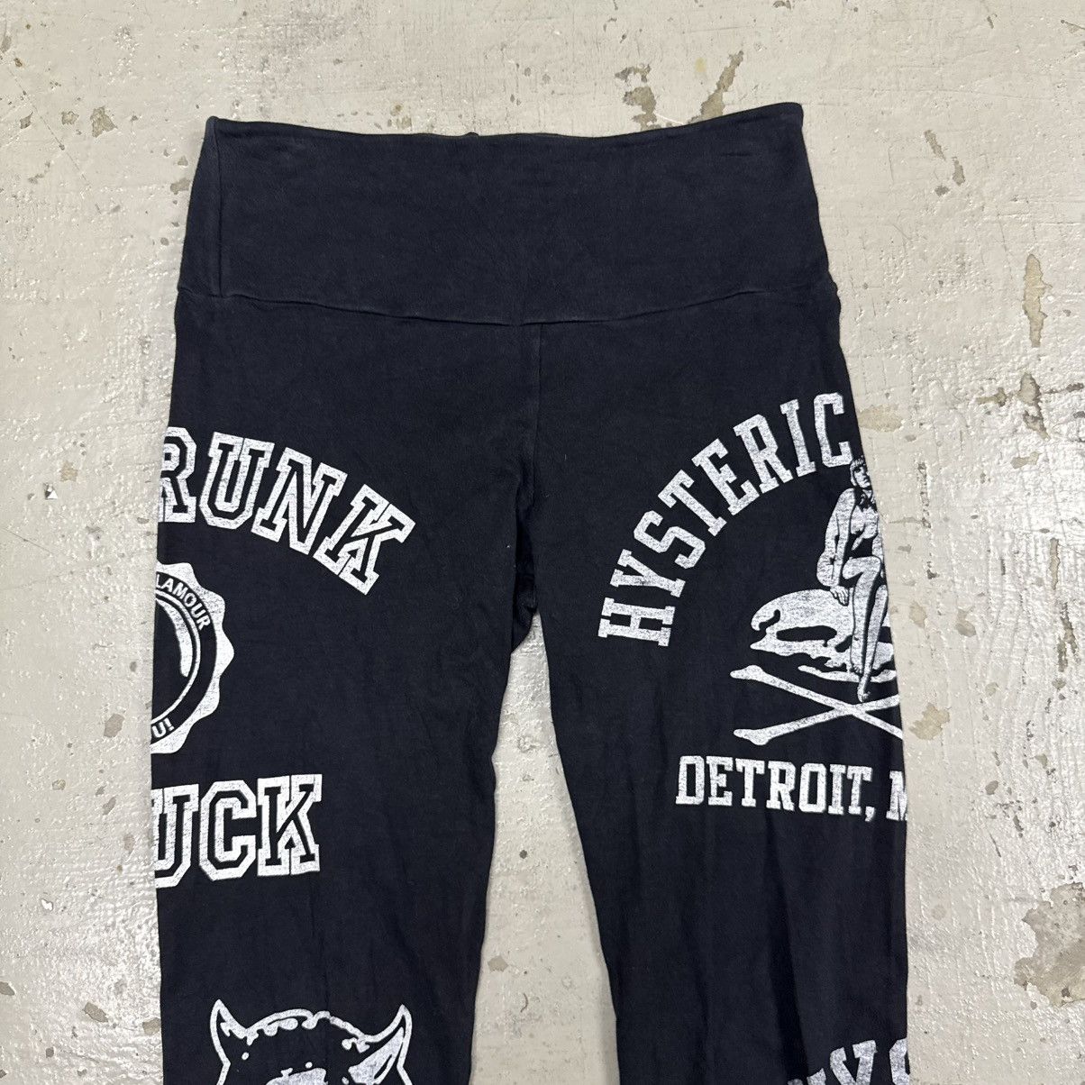 Hysteric Glamour RARE HYSTERIC GLAMOUR LEGGING PANTS BIG LOGO Size US 26 / EU 42 - 4 Thumbnail