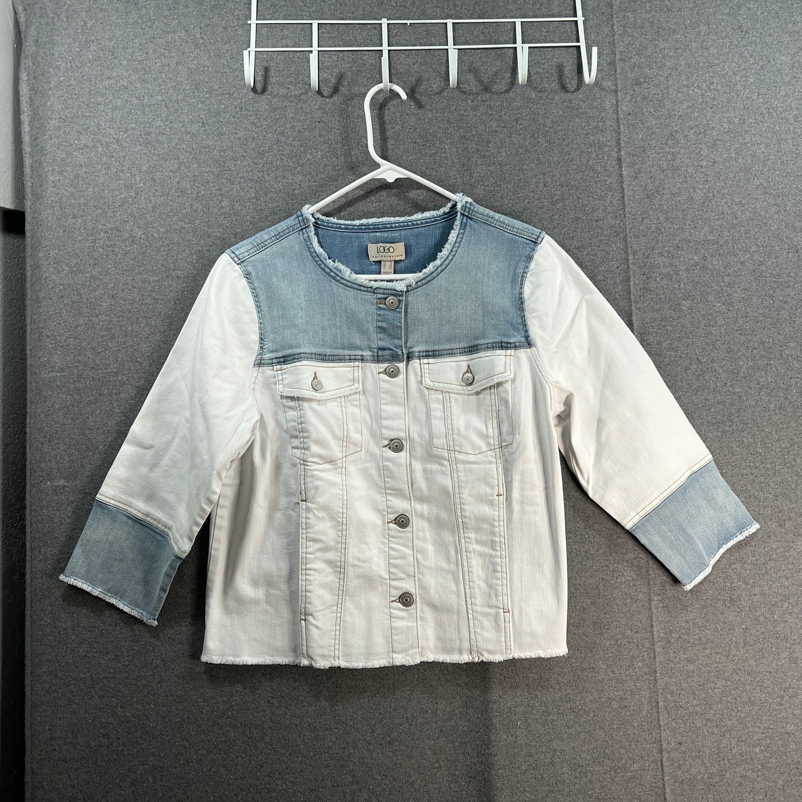 Other LOGO by Lori Goldstein Jeans Jacket Womens Size L / US 10 / IT 46 - 1 Thumbnail