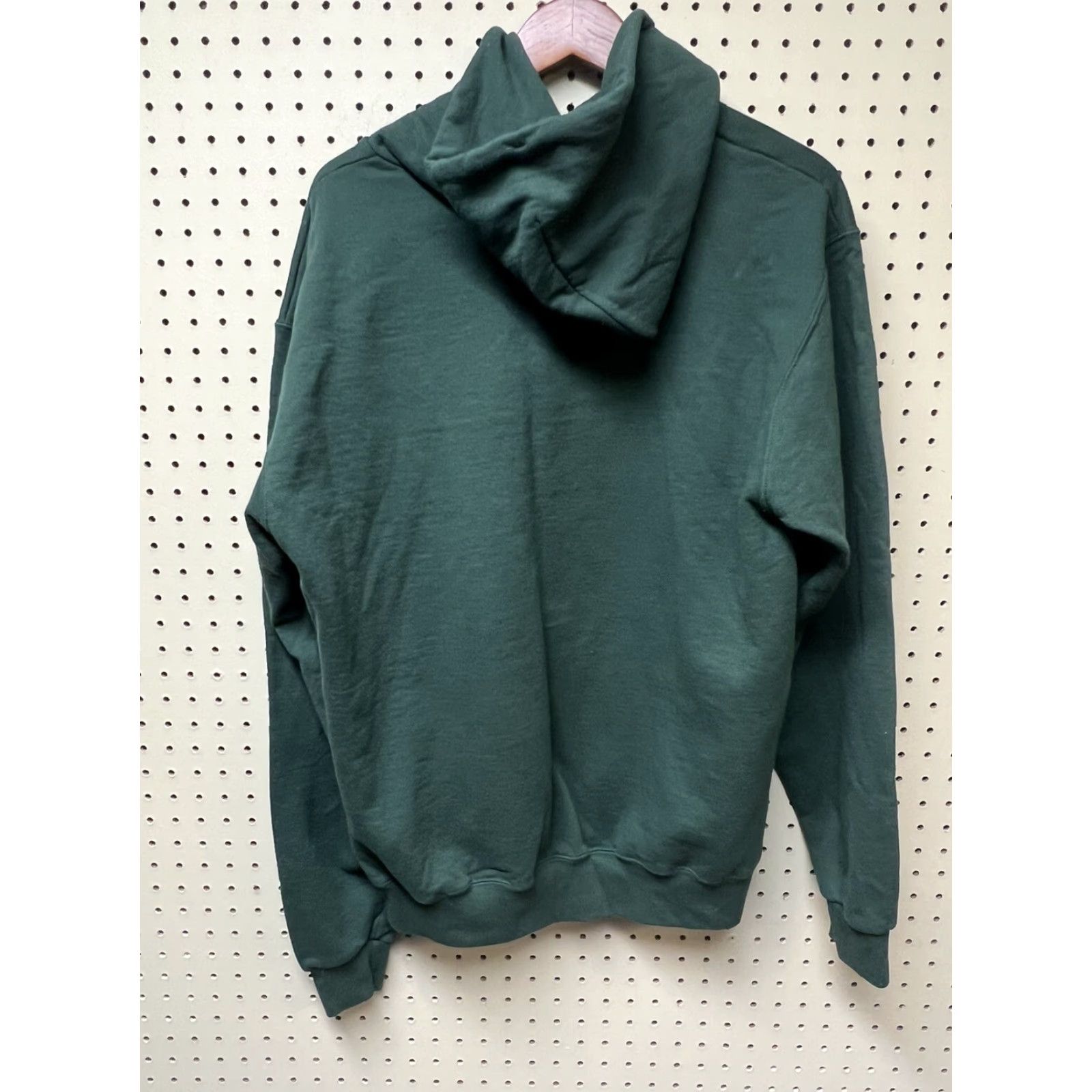 Champion Champion Hoodie Unisex Adults L Green Plymouth State Massachusetts Sweatshirt Pullover Size US L / EU 52-54 / 3 - 2 Thumbnail