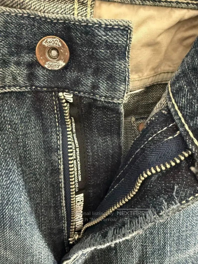 Neighborhood Neighborhood New Denim Jeans with Logo. Size US 27 - 3 Thumbnail