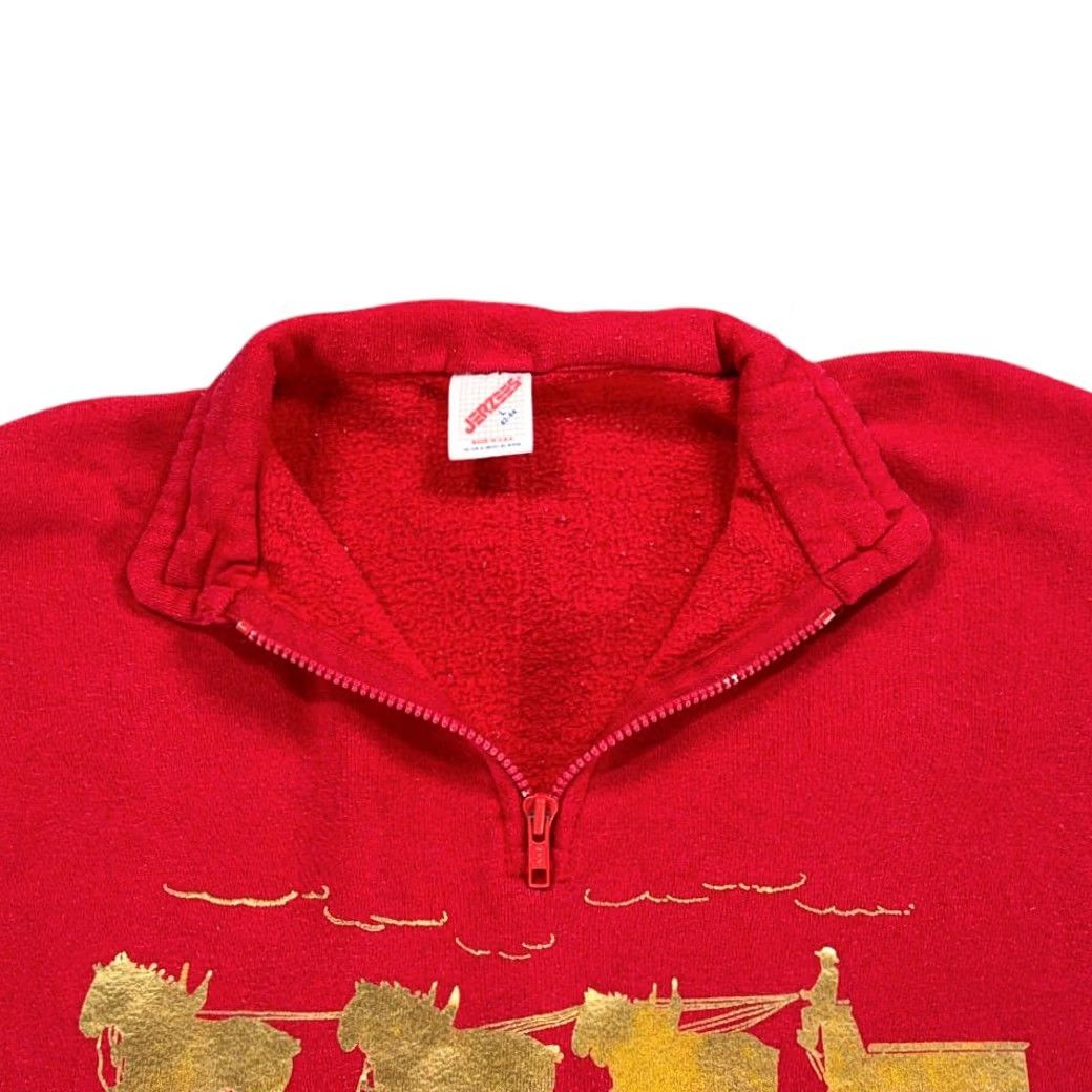 Jerzees VINTAGE Jerzees Red Clydesdales Sweatshirt 90s Sweater Shirt Pullover M Red Mens Size US M / EU 48-50 / 2 - 5 Thumbnail