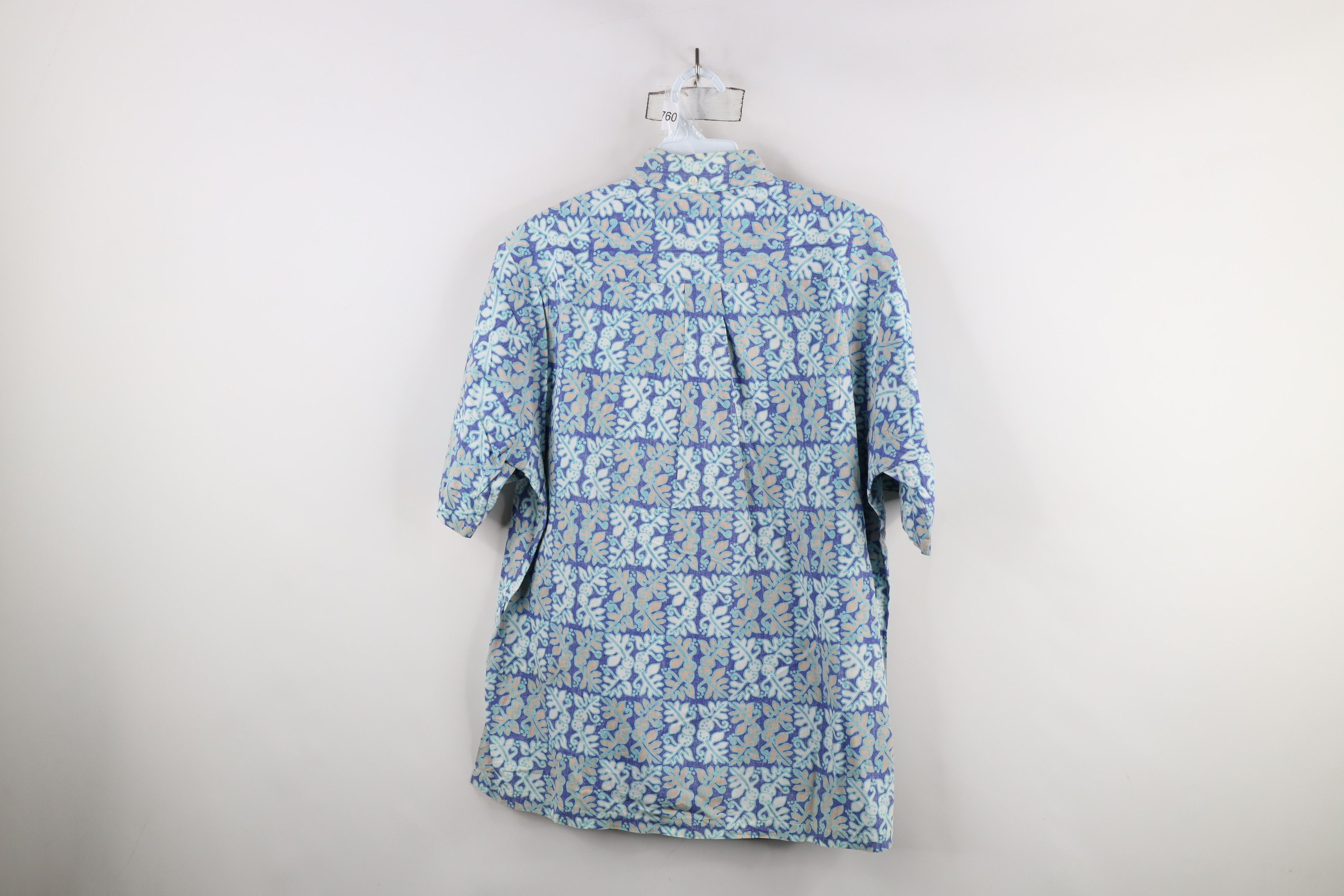 Vintage Vintage 90s Streetwear Floral Hawaiian Button Down Polo USA Size US M / EU 48-50 / 2 - 11 Thumbnail
