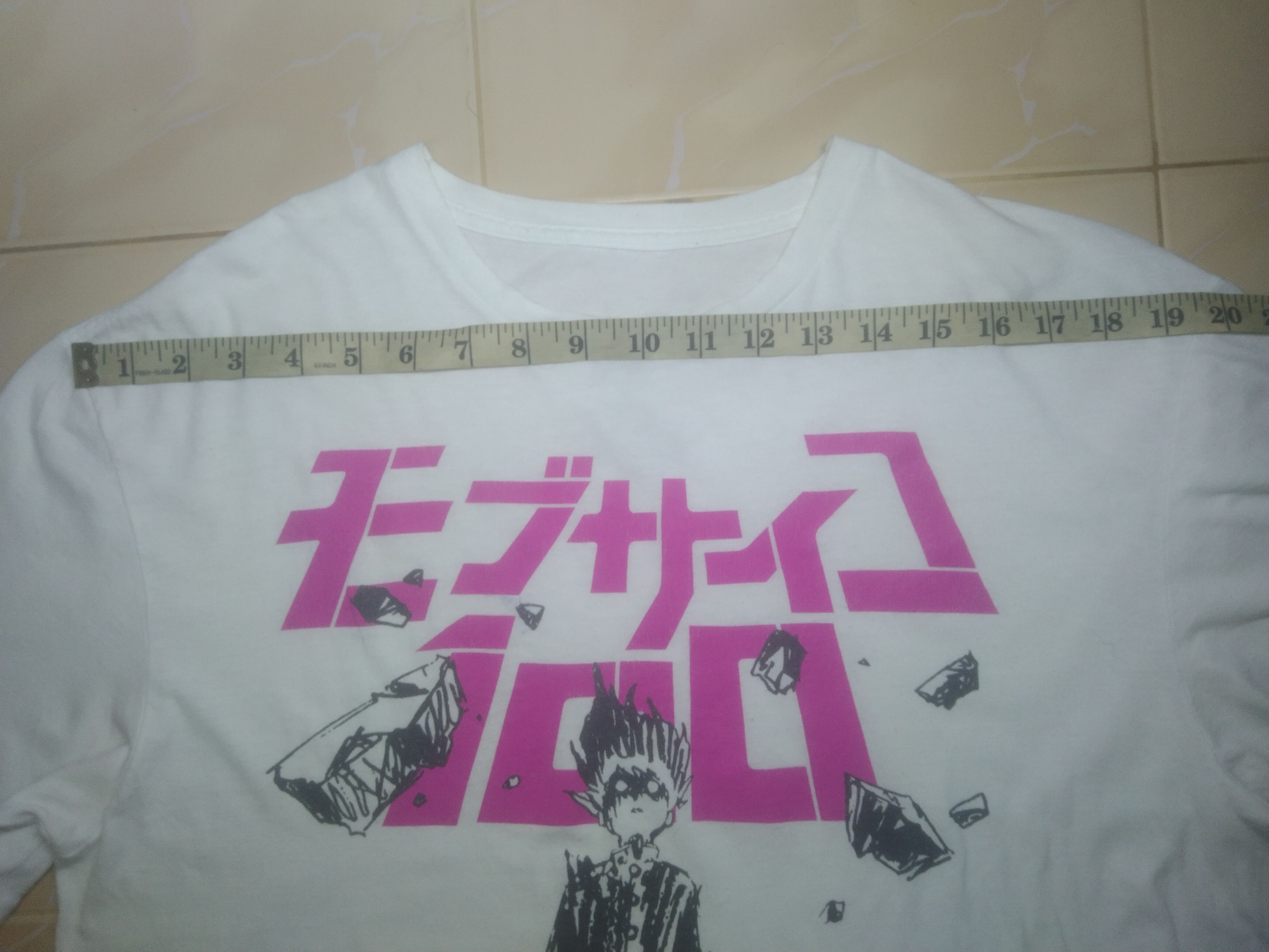 Anime Mob Psycho 100 ©️ Crunchyroll 2010 t-shirt Size US L / EU 52-54 / 3 - 7 Thumbnail
