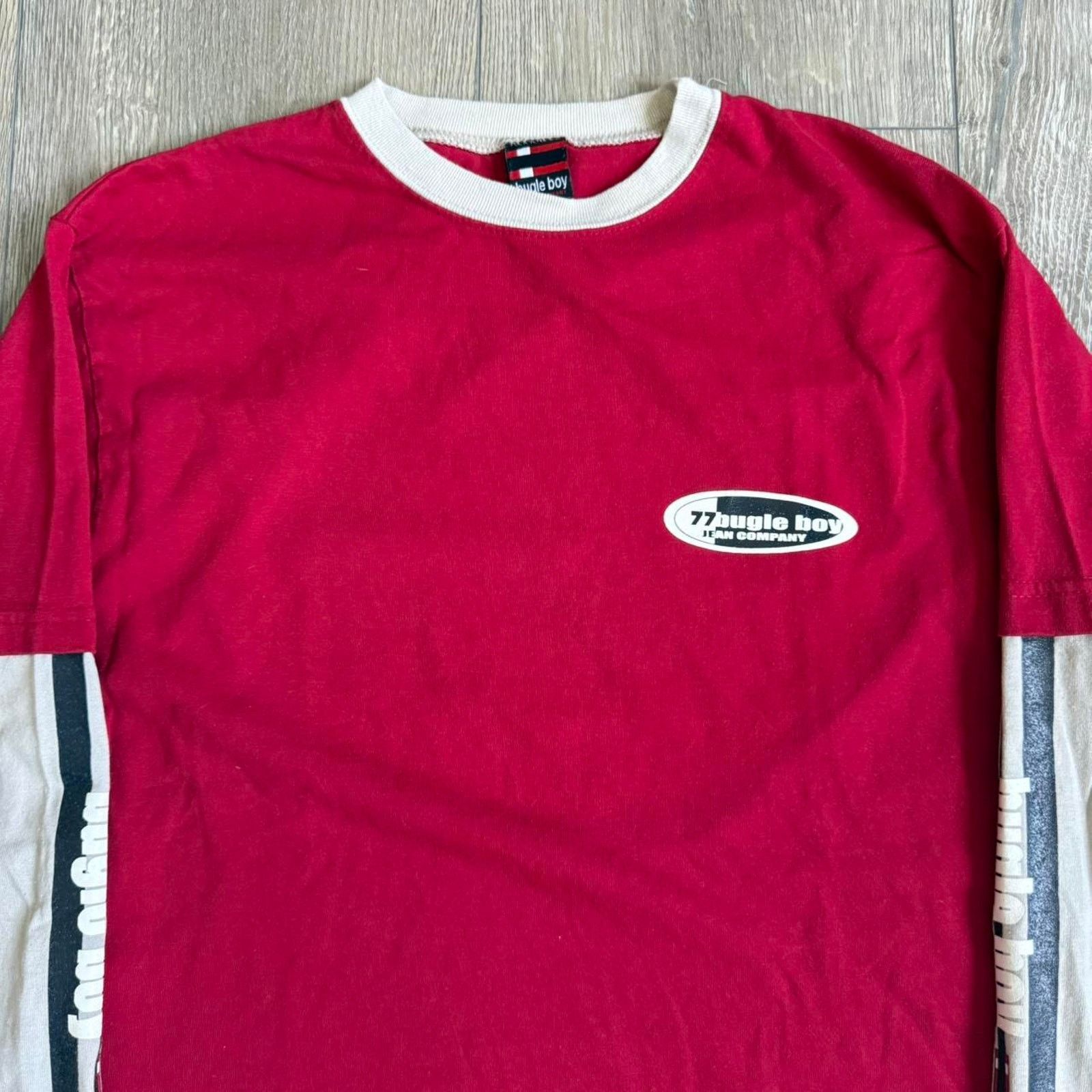 Bugle Boy Vintage 90s bugle boy double long sleeve t-shirt Size US M / EU 48-50 / 2 - 3 Thumbnail