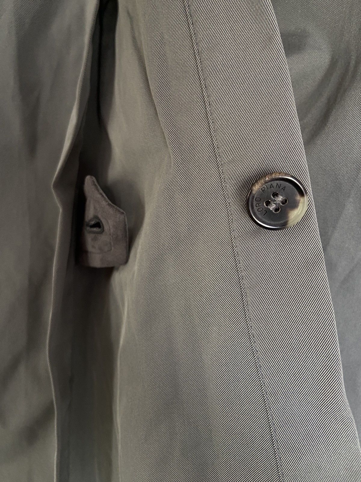 Loro Piana Loro Piana Light Olive Stormey Trench Tecno Coat Size US XXL / EU 58 / 5 - 12 Thumbnail