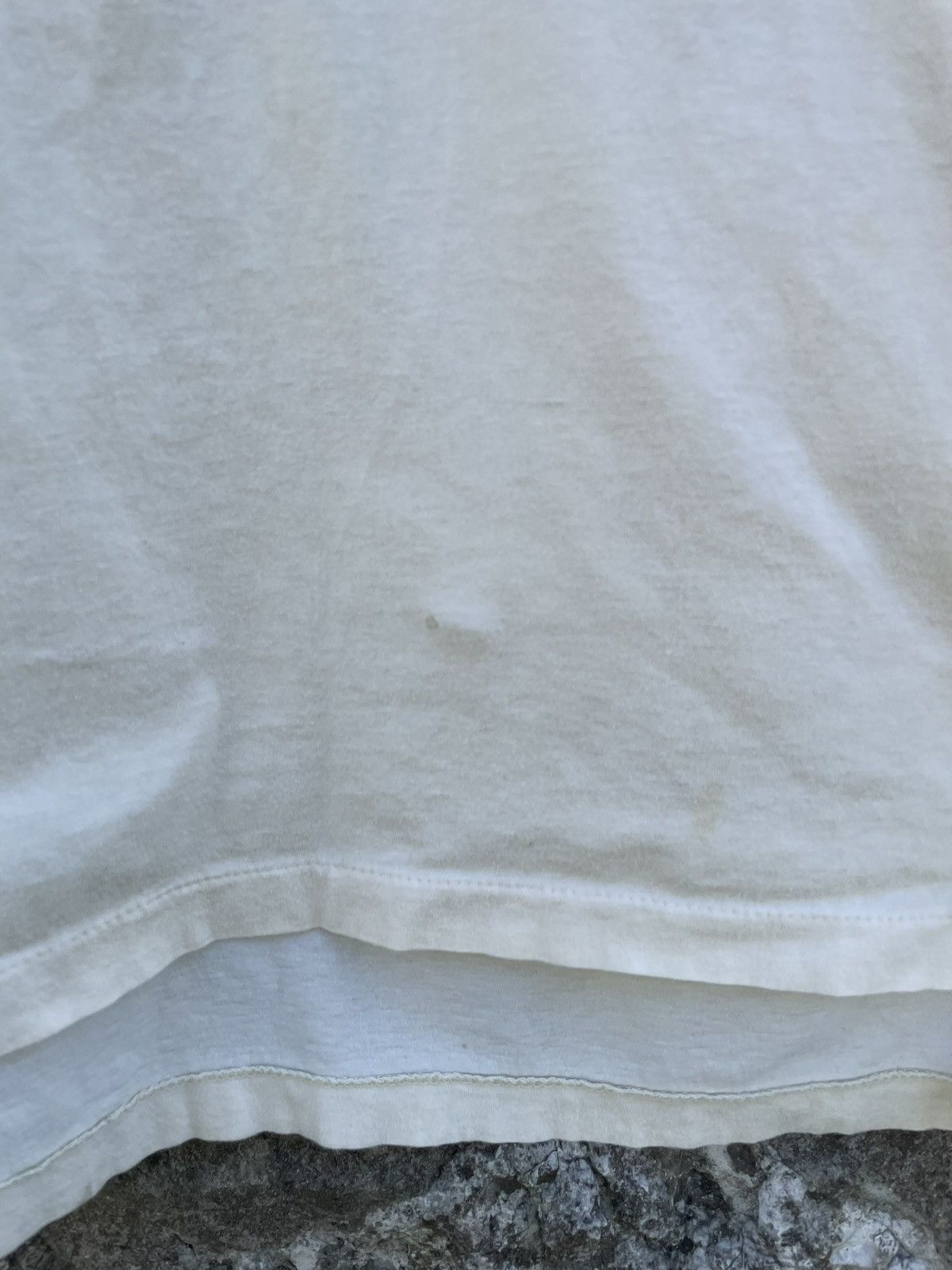 Nike × Vintage Vintage 80s Nike Polo Shirt Pale Yellow Large Size US L / EU 52-54 / 3 - 4 Thumbnail