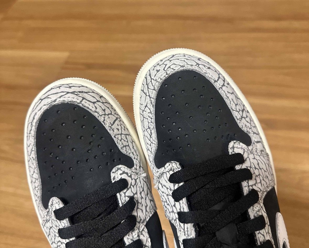 Jordan Brand × Nike Air Jordan 1 Retro OG Low Black Cement Size US 8 / EU 41 - 11 Thumbnail