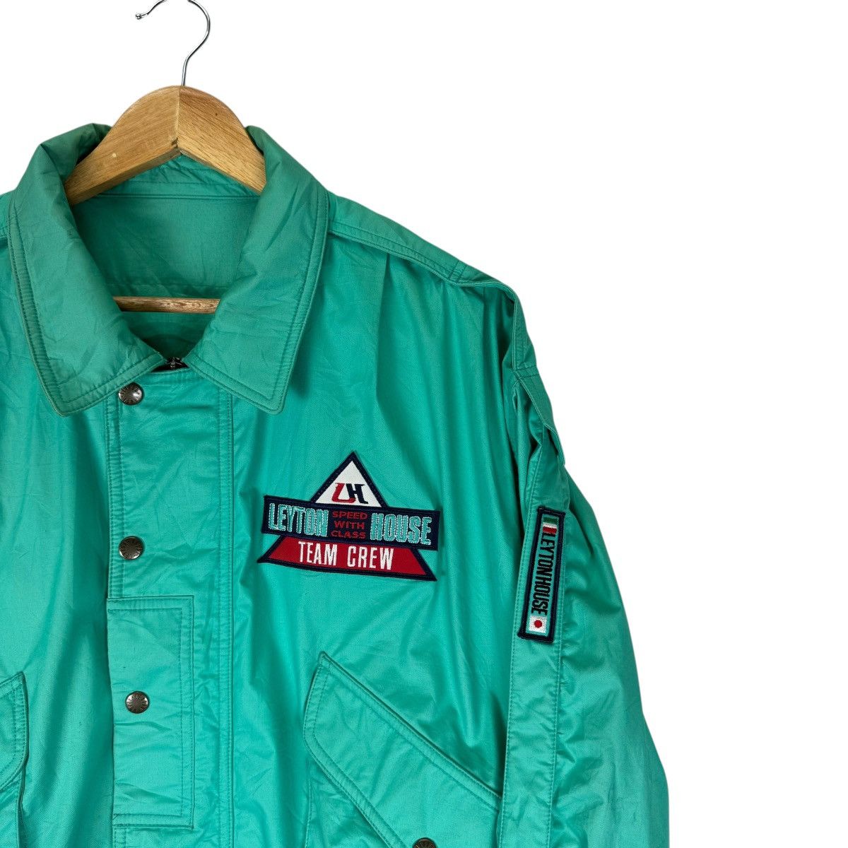 Other 🌟90s LEYTON HOUSE BOMBER LIGHT ZIPPER JACKET Size US L / EU 52-54 / 3 - 4 Thumbnail