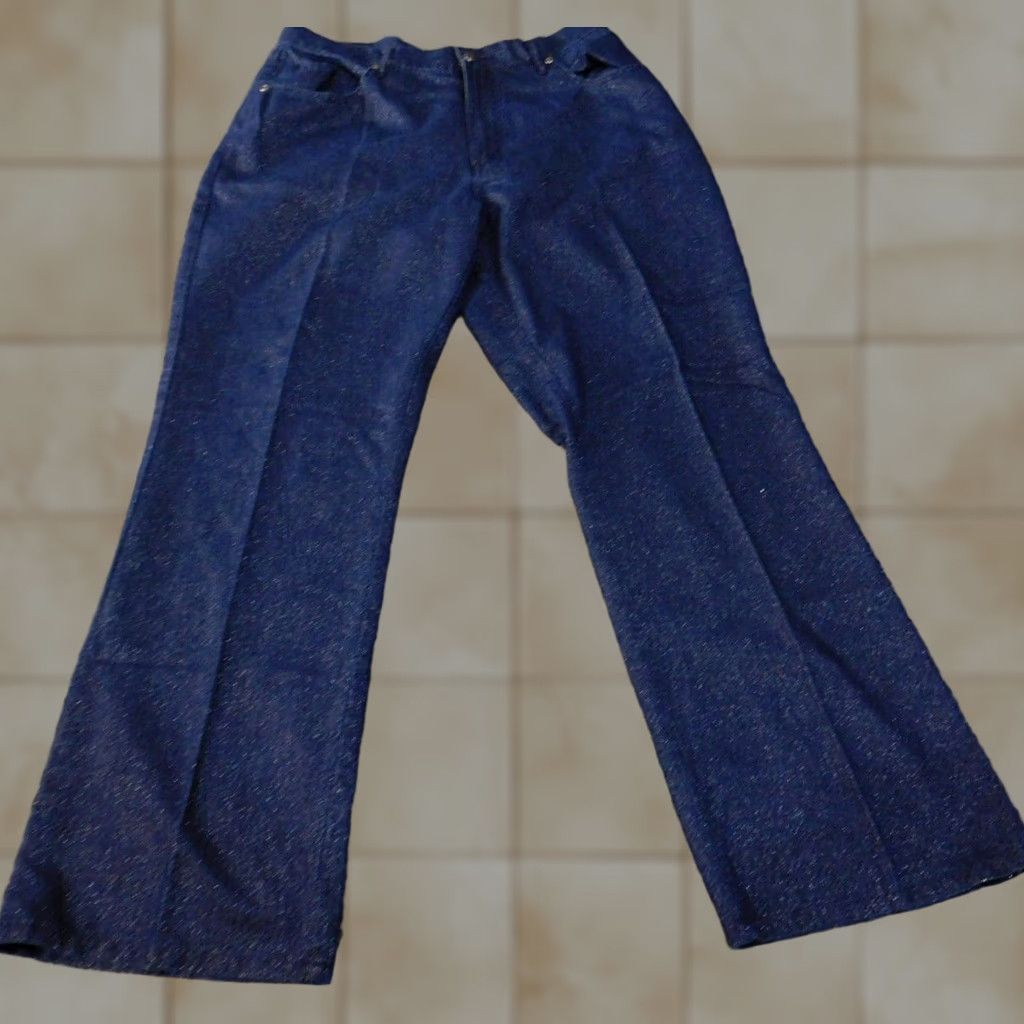 Fubu FUBU Jeans Womens 16W Blue Denim Straight Zip 32in 32in Stretch Classic High Rise Retro 90s Brand Plus Womens Size 25" / US 0 / IT 36 - 1 Thumbnail