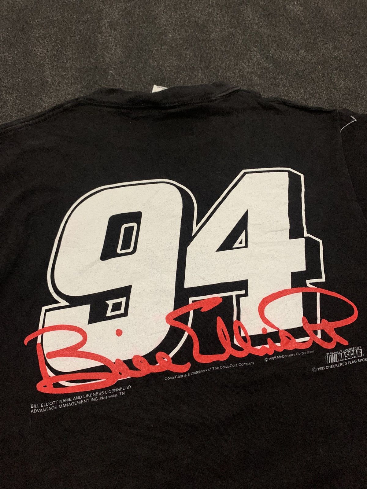 NASCAR Vintage 1995 Bill Elliott McDonald's Racing Team NASCAR Tee Size US M / EU 48-50 / 2 - 8 Thumbnail
