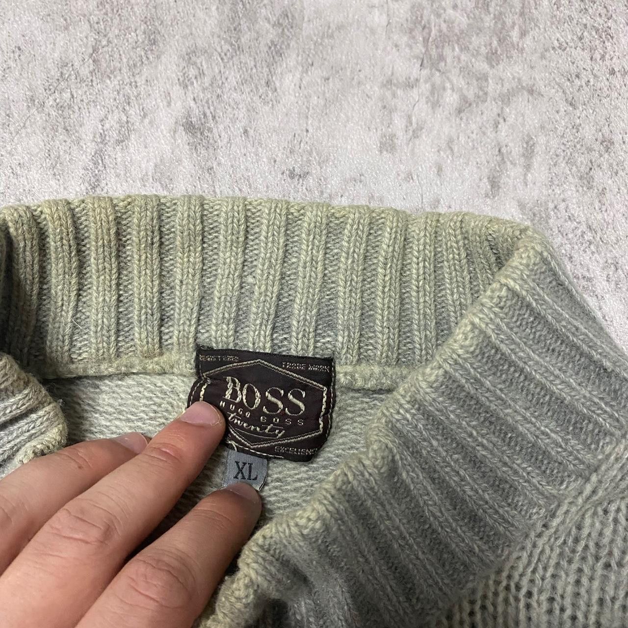 Other Grey vintage 90s embroidered sweater knitwear Size US XL / EU 56 / 4 - 3 Thumbnail