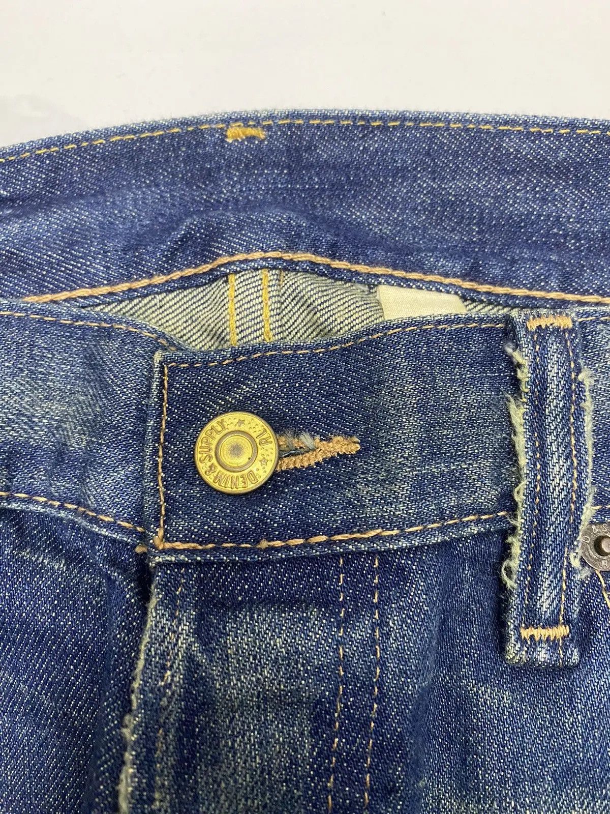 Polo Ralph Lauren OG🔥RALPH LAUREN DENIM & SUPPLY PATCHWORK DENIM JEANS Size US 34 / EU 50 - 11 Thumbnail