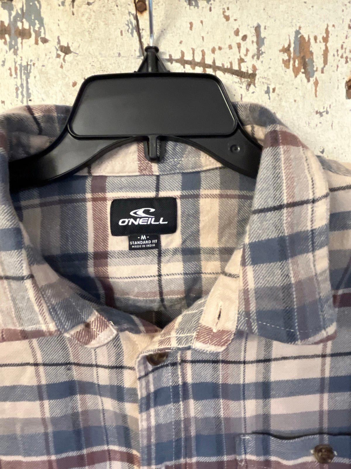 O'Neill O'Neill Mens button down flannel shirt size Medium NWT Size US M / EU 48-50 / 2 - 3 Thumbnail