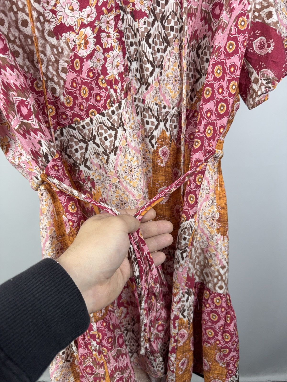 Desigual Y2K Retro Desigual Boho Patchwork Floral Dress Multicolor M Size M / US 6-8 / IT 42-44 - 8 Thumbnail