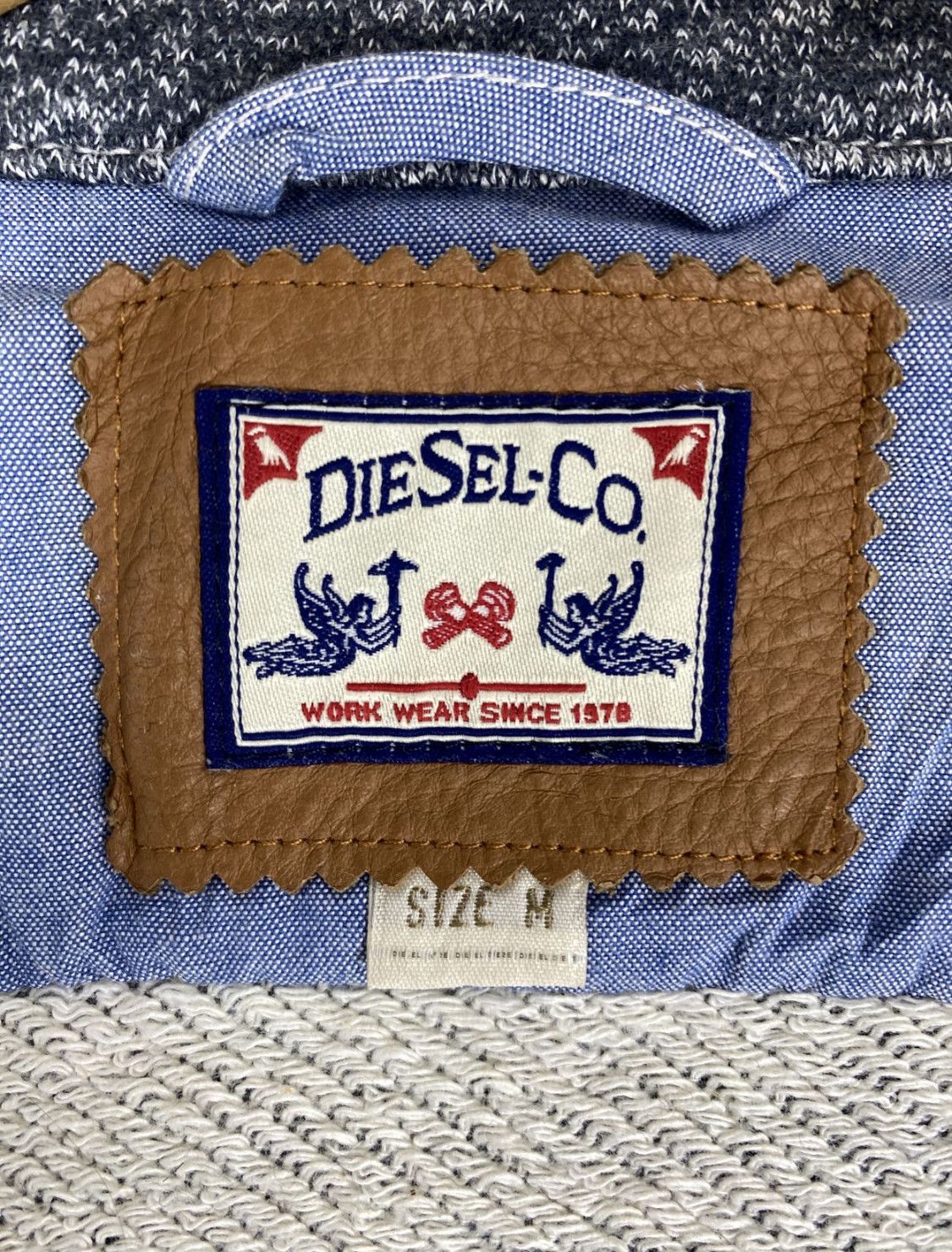 Diesel Vintage Diesel - Co Button Chambray Shirt Jacket K0125 Size US M / EU 48-50 / 2 - 13 Thumbnail
