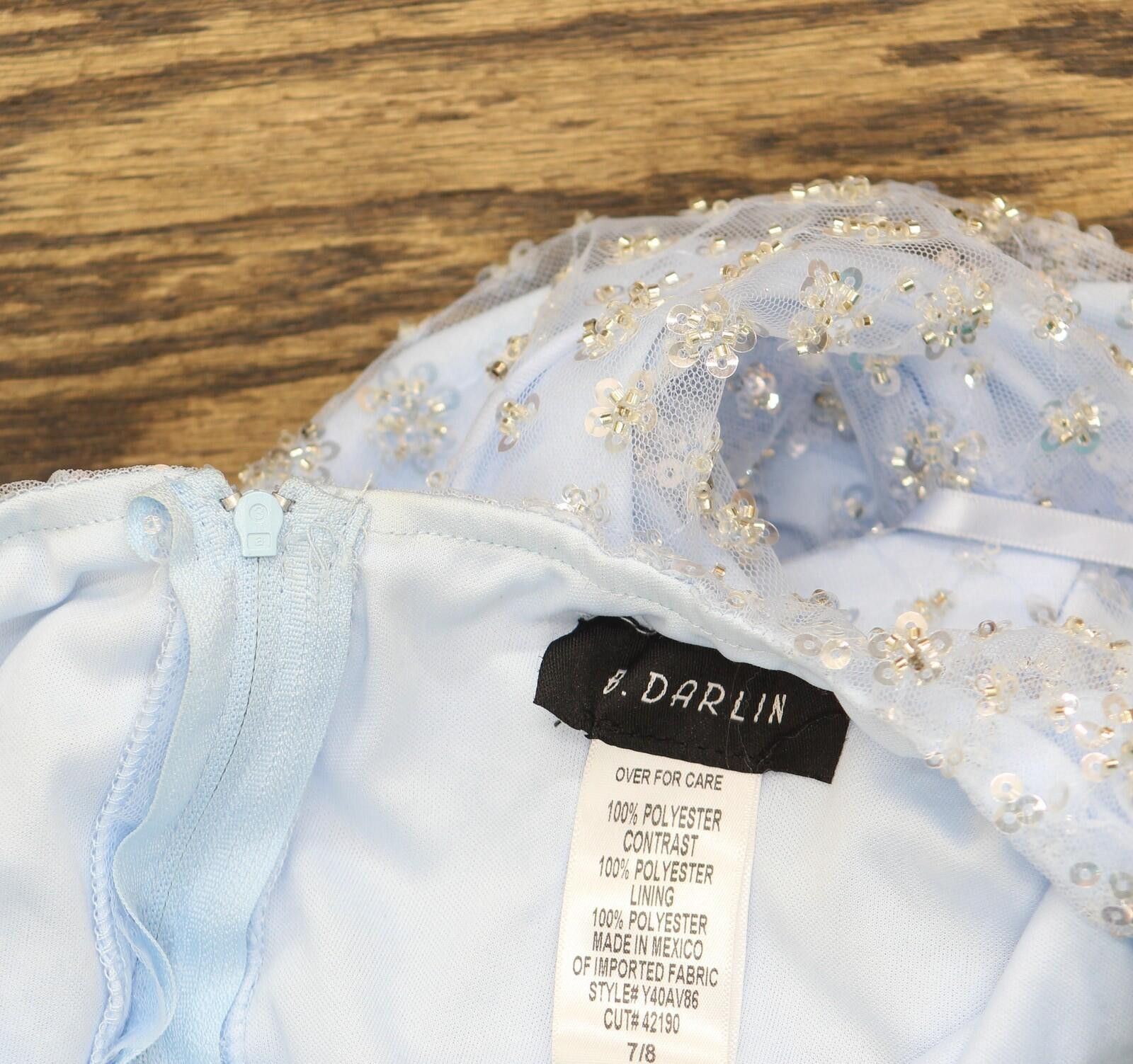Other B. Darlin Banded Open-back Bodycon Dress Light Blue 7/8 Size M / US 6-8 / IT 42-44 - 4 Thumbnail