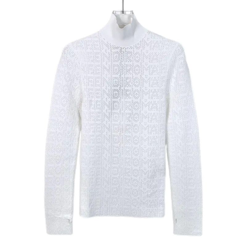 Fendi FENDI White Women's Knitted Sweater Medium 0089 Size M / US 6-8 / IT 42-44 - 1 Thumbnail