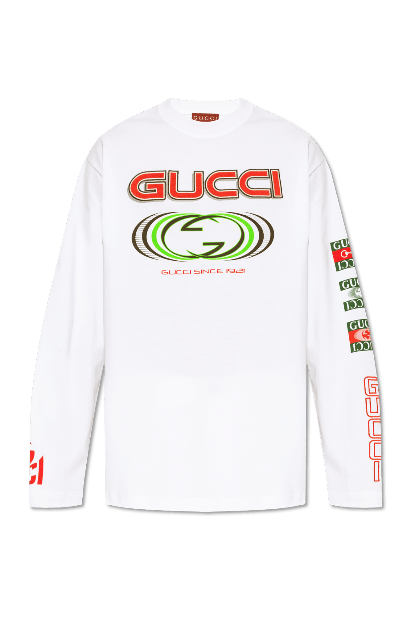 Gucci o1la5ras0426 Long Sleeve T-Shirt in White Size US XS / EU 42 / 0 - 1 Thumbnail