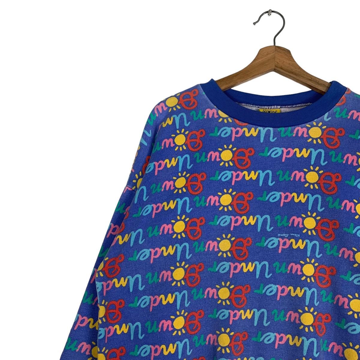 Vintage KEN DONE Art & Design Fullprint Sweatshirt #0711-C33 Size US M / EU 48-50 / 2 - 6 Thumbnail