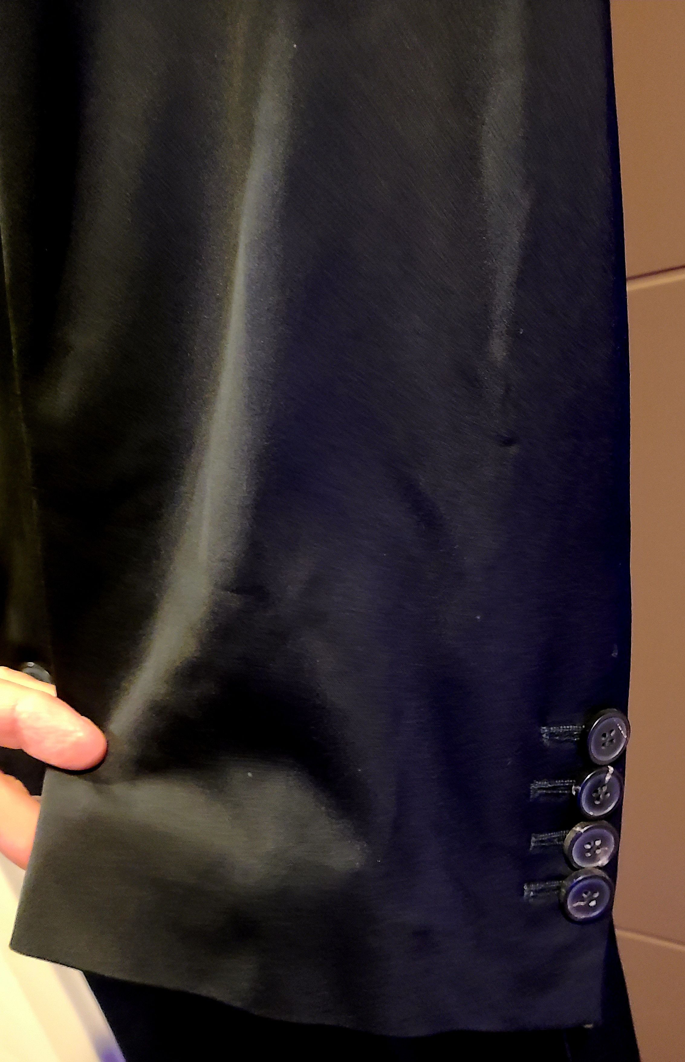 Dries Van Noten Dries Van Noten Black Oversized Double-Breasted Coat Size US L / EU 52-54 / 3 - 5 Thumbnail