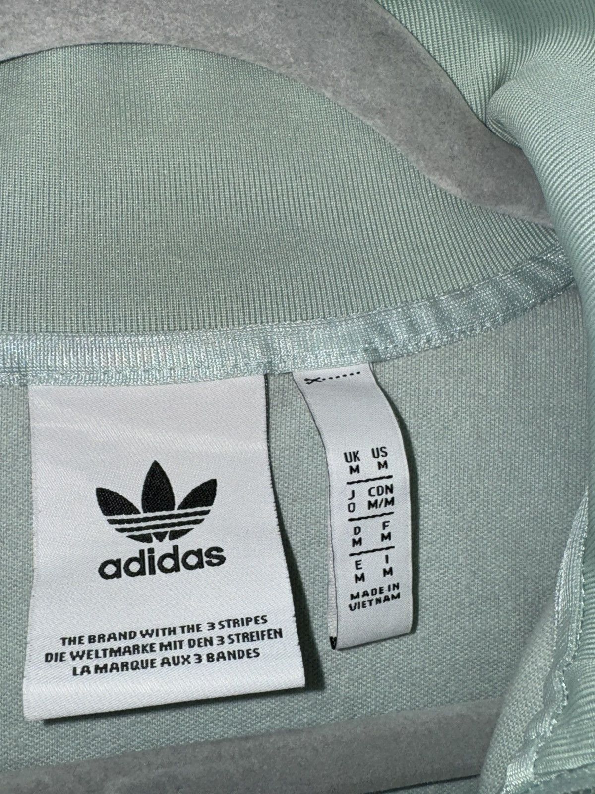 Adidas Adidas original zip up pullover mint color men’s size M Size US M / EU 48-50 / 2 - 8 Thumbnail