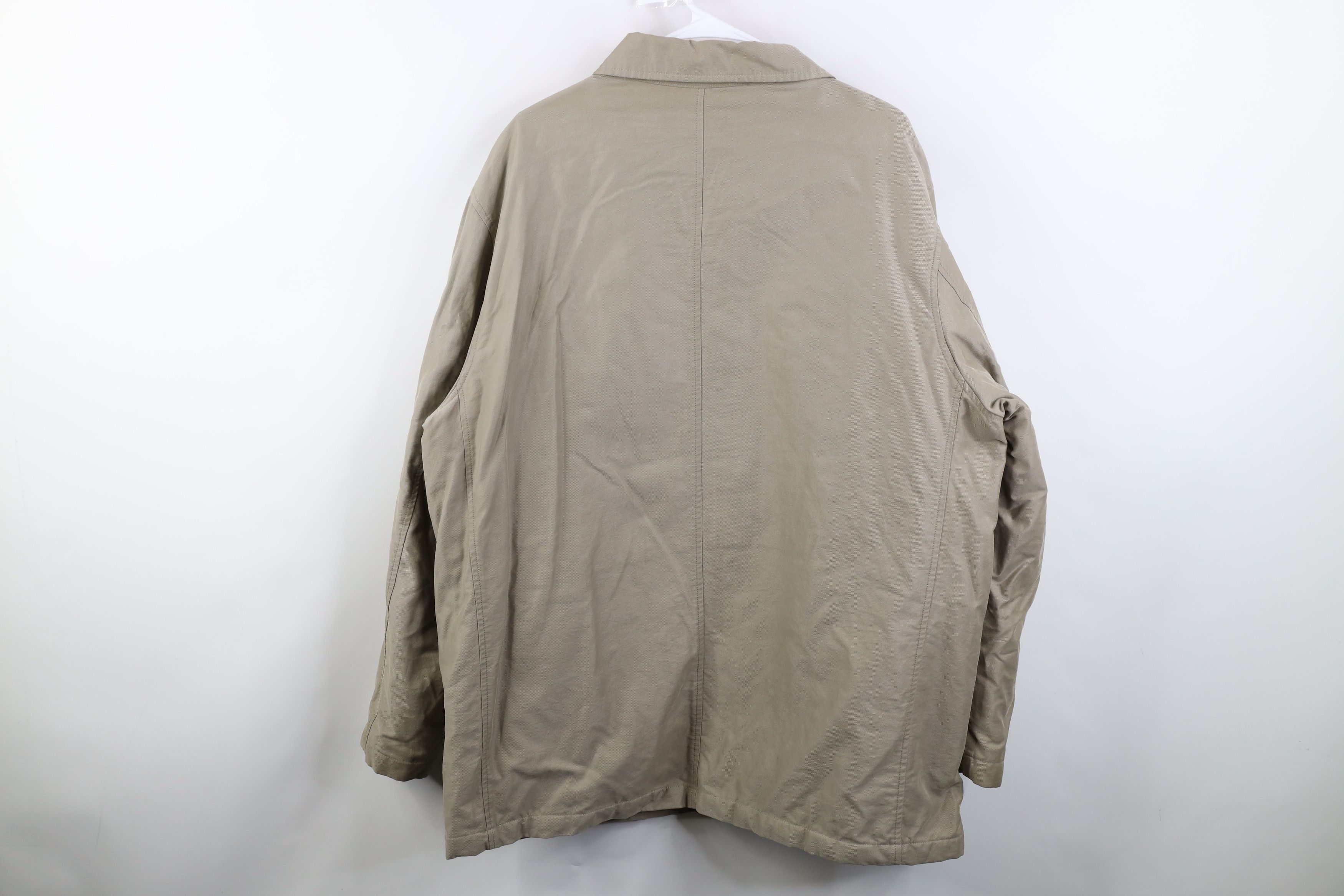 Ralph Lauren Vintage 90s Ralph Lauren Quilted Chore Barn Jacket Beige Size US L / EU 52-54 / 3 - 13 Thumbnail