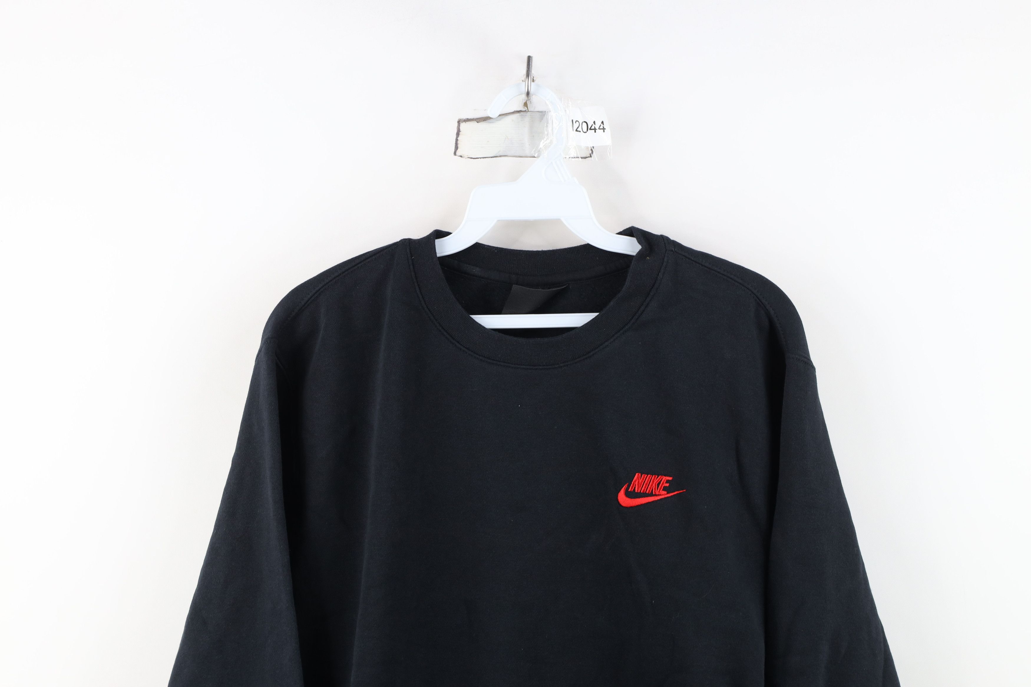 Nike Vintage Y2K Nike Scott Mini Swoosh Crewneck Sweatshirt Black Size US S / EU 44-46 / 1 - 2 Thumbnail