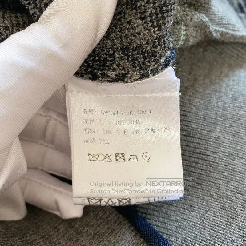 Givenchy Givenchy Blue Wool Long Sleeve Sweater . Size L / US 10 / IT 46 - 7 Thumbnail