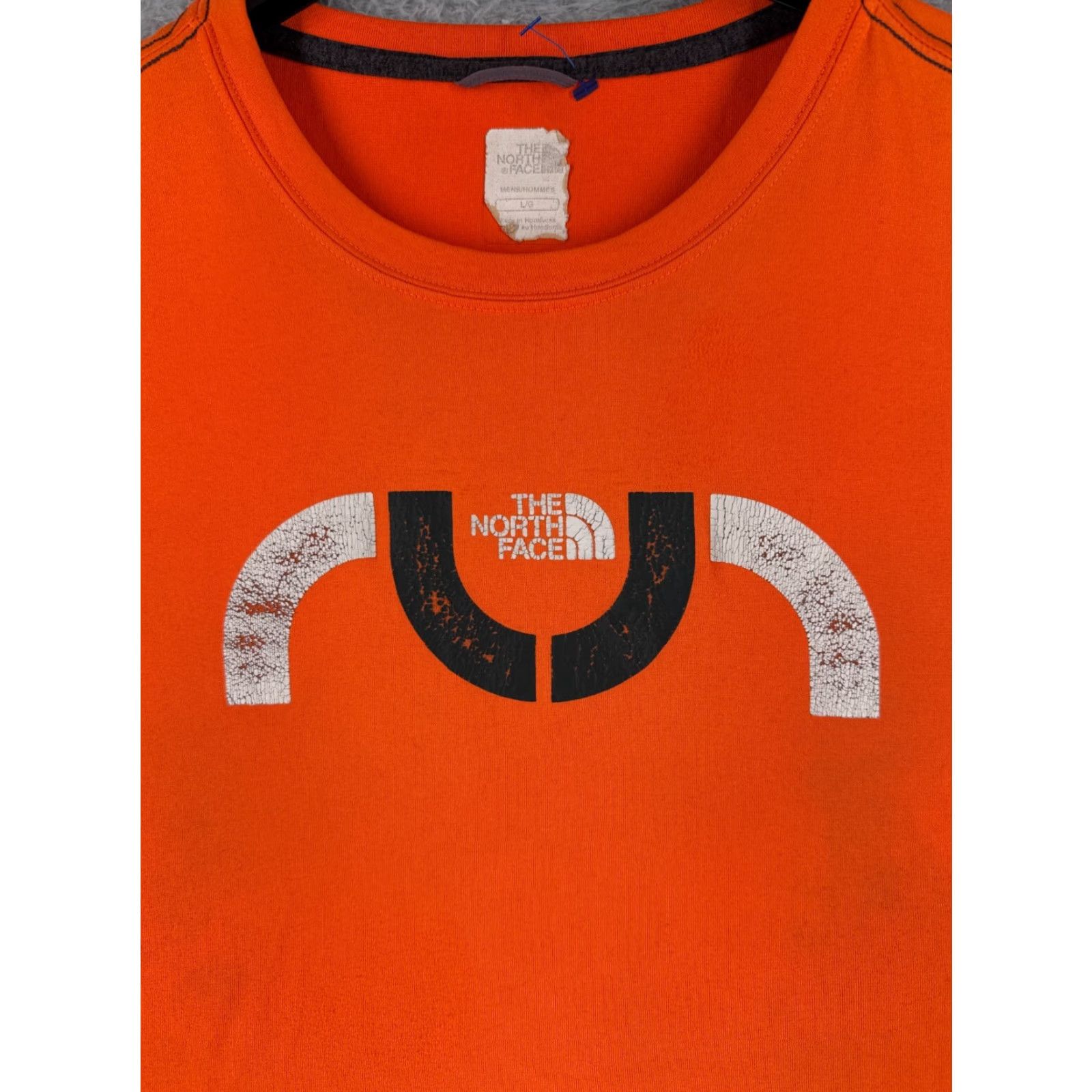 The North Face VINTAGE The North Face Shirt Men L Orange Short Sleeve Crew Neck Polyester Size US L / EU 52-54 / 3 - 6 Thumbnail