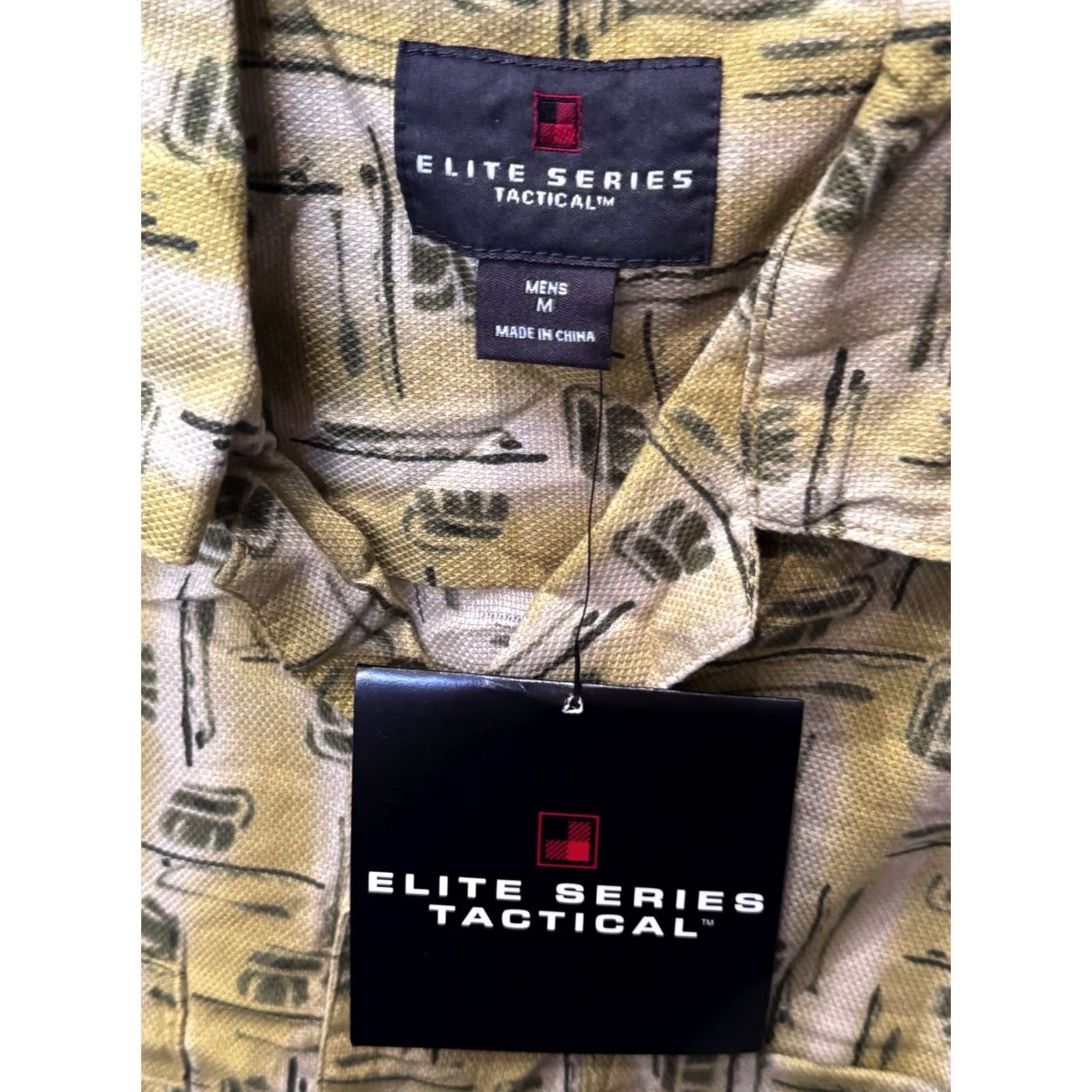 Vintage NWT Elite Series Tactical SHORT SLEEVE BUTTON UP SHIRT Medium M Size US M / EU 48-50 / 2 - 4 Thumbnail