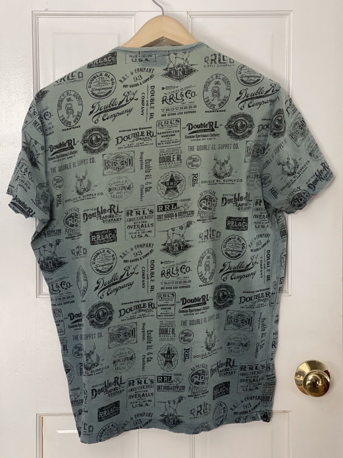 RRL Ralph Lauren RRL print Henley Size US L / EU 52-54 / 3 - 2 Thumbnail