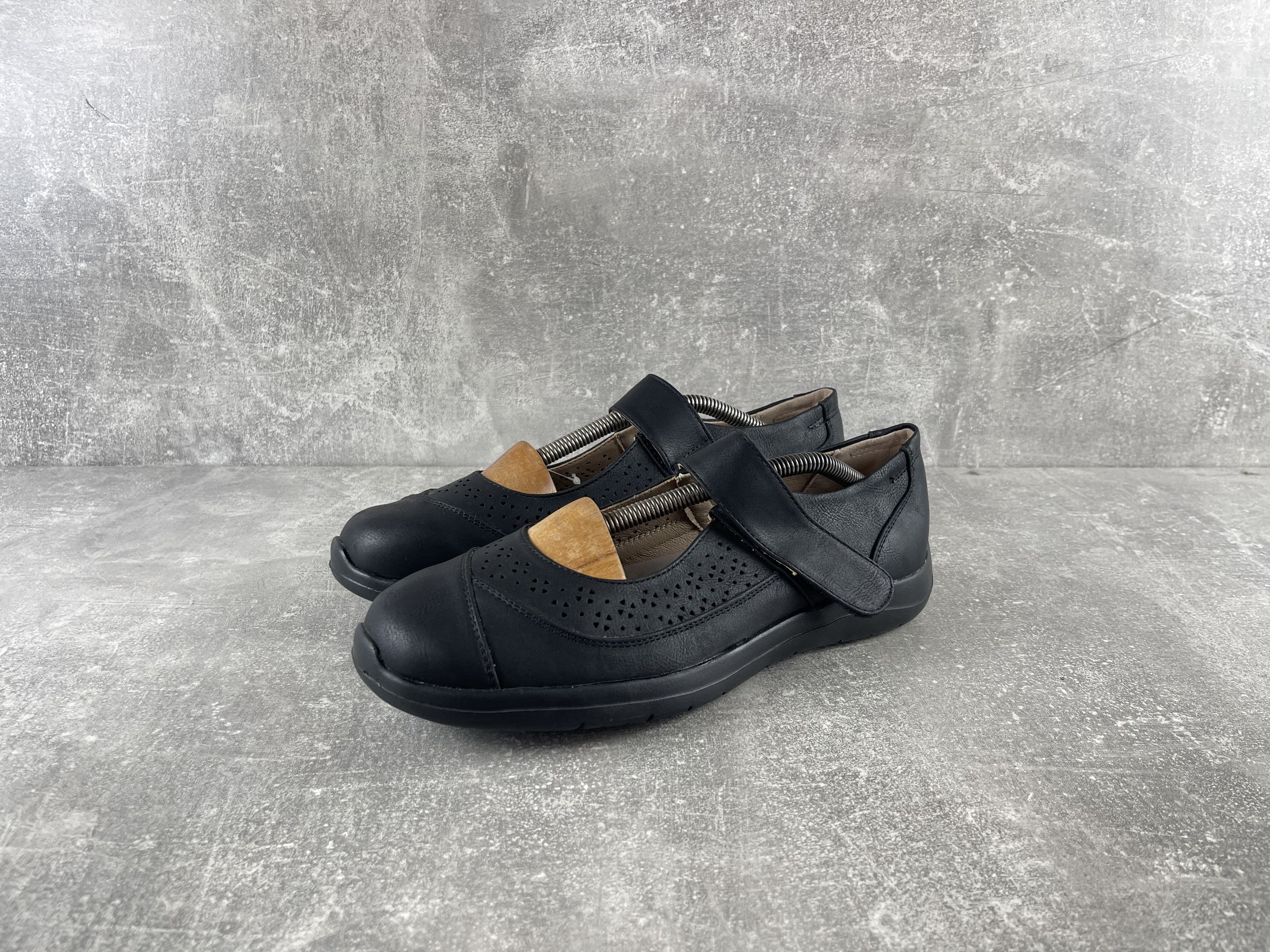 Genuine Leather 5th avenue leather y2k black mary jane sneakers Size US 11 / IT 41 - 1 Thumbnail