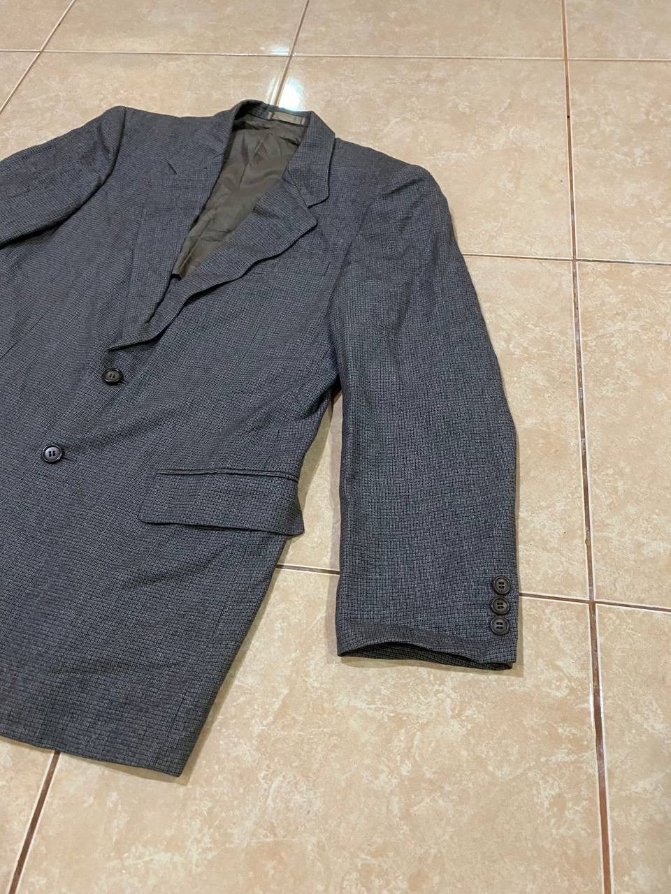 Vintage Vintage LaMonte Wool Blazer Size US M / EU 48-50 / 2 - 2 Thumbnail