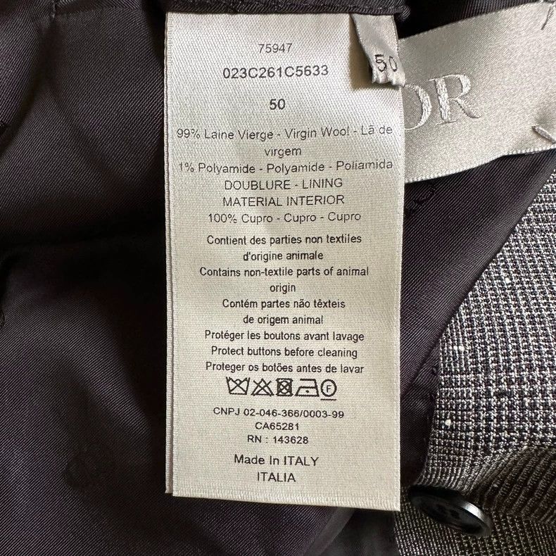 Dior Dior Silver sky star gun lapel suit suit Size US M / EU 48-50 / 2 - 7 Thumbnail