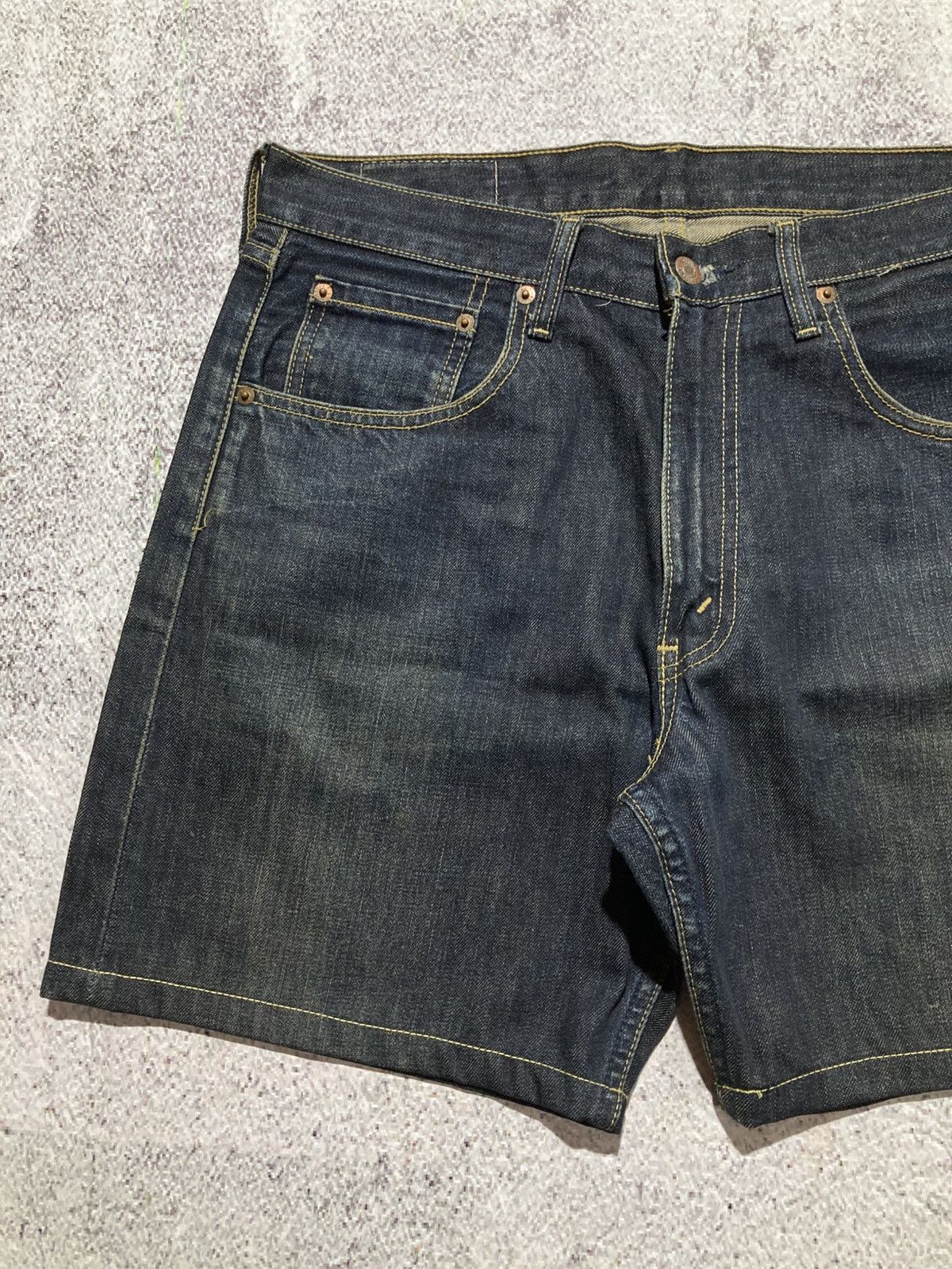 Levi's Vintage Clothing Vintage Levis 503 32x34 Denim Jeans Short Pants Size US 33 - 13 Thumbnail