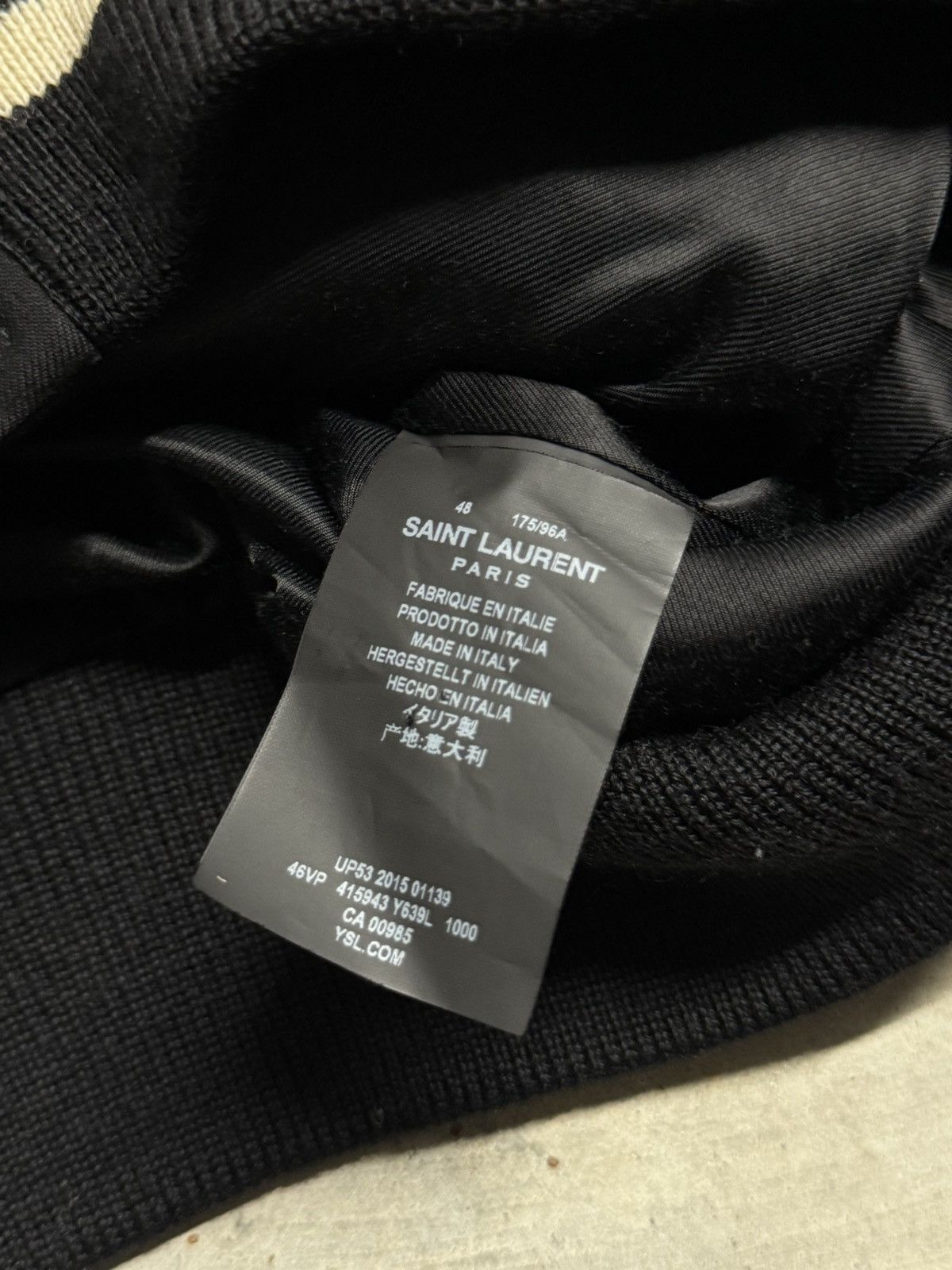 Saint Laurent Paris Saint Laurent S/S16 Studded Surf & Sound Teddy Jacket Size US M / EU 48-50 / 2 - 7 Thumbnail