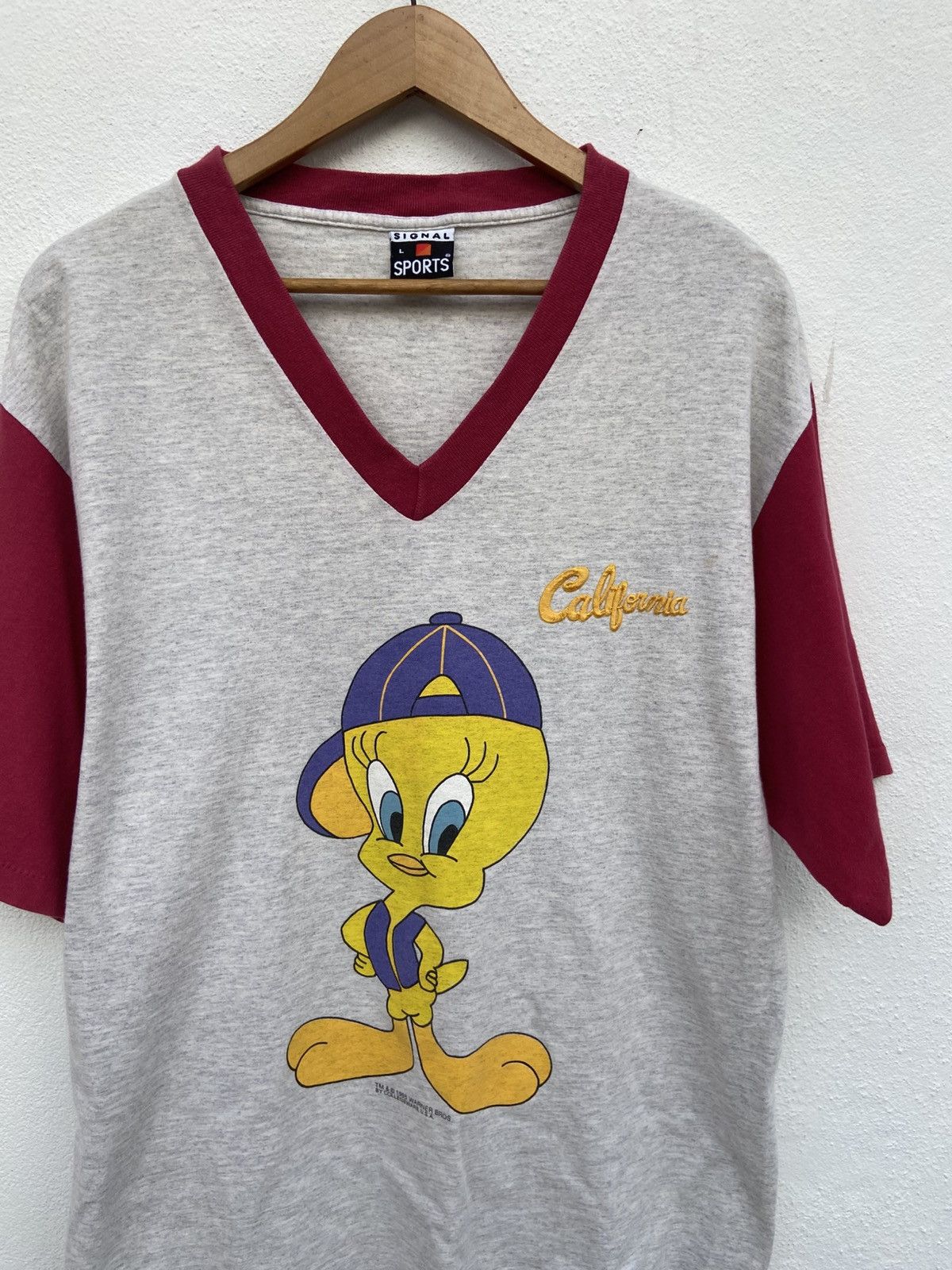 Vintage 🔥 Vintage 90s Vintage Warner Bros tag signal sport Size US L / EU 52-54 / 3 - 2 Thumbnail