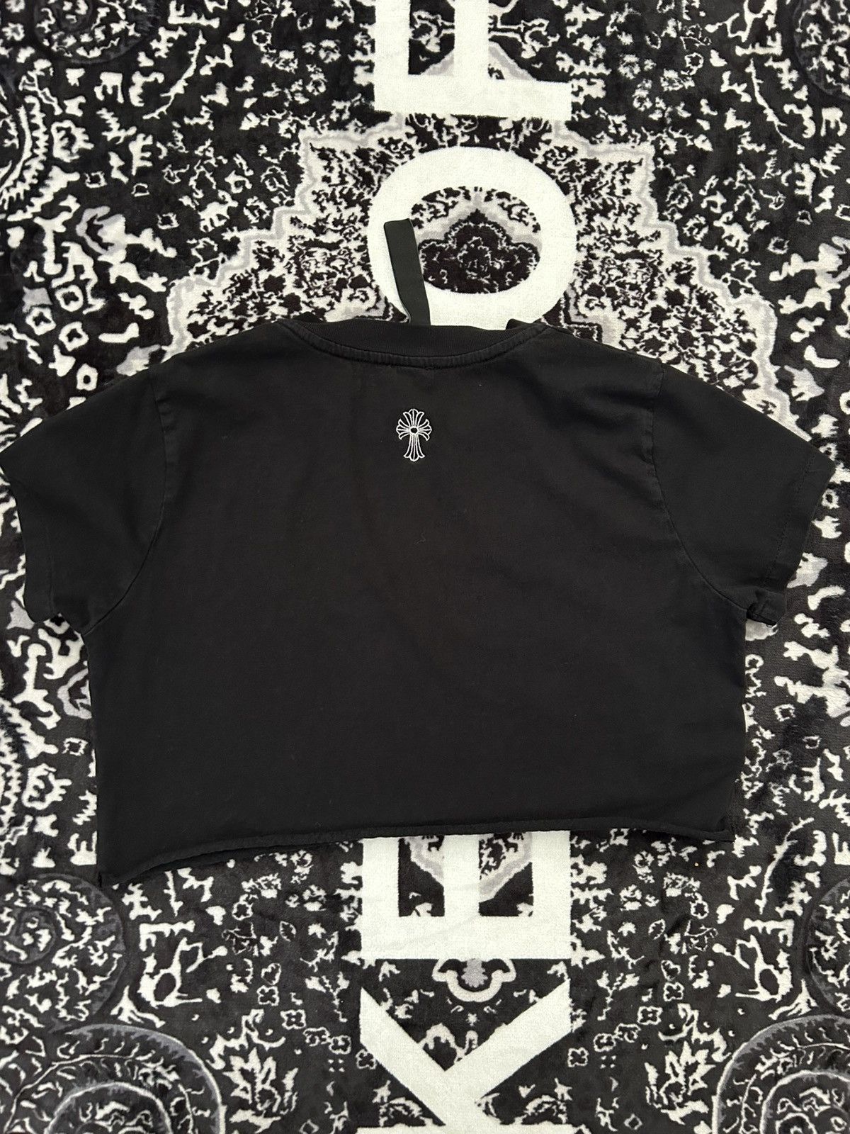 Chrome Hearts Chrome Hearts Womens vertical logo crop top size S Size S / US 4 / IT 40 - 4 Thumbnail