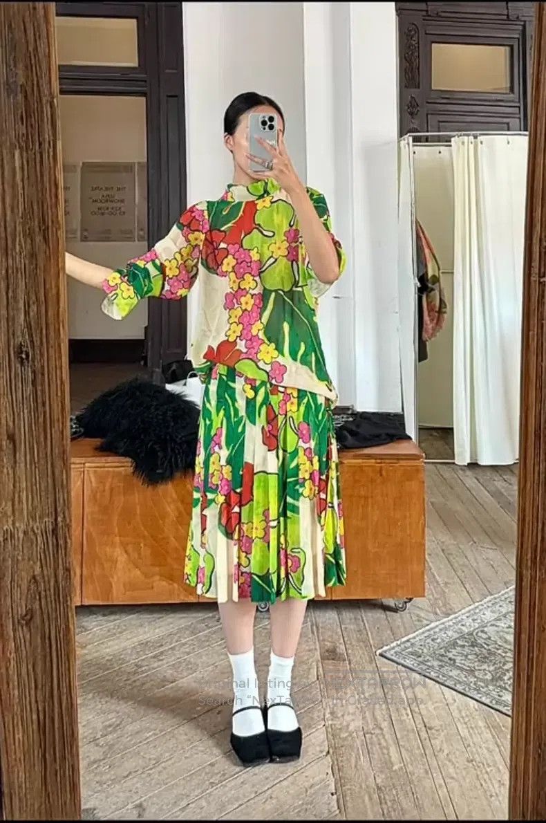Dries Van Noten Dries Van Noten size:38 Flower Tree Print Shirt Size M / US 6-8 / IT 42-44 - 2 Thumbnail