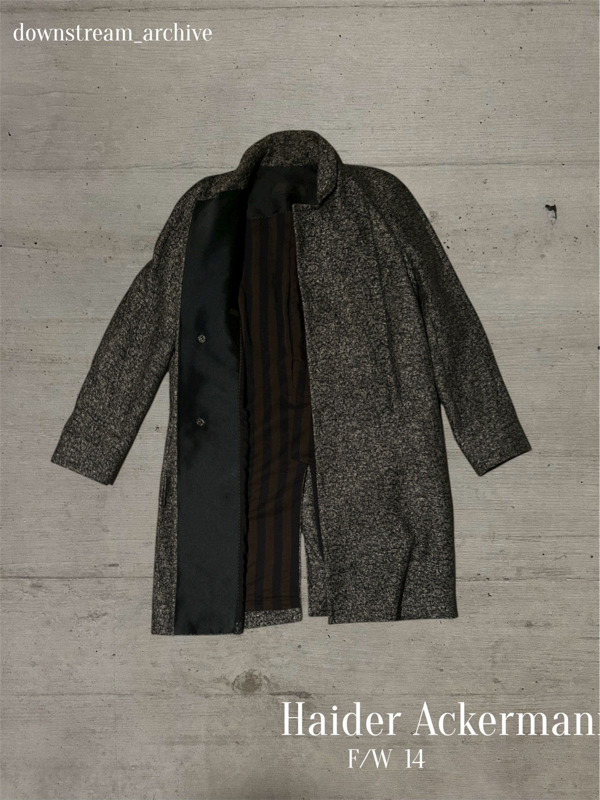 Haider Ackermann Haider Ackermann Tweed Double-Breasted coat Size S / US 4 / IT 40 - 1 Thumbnail
