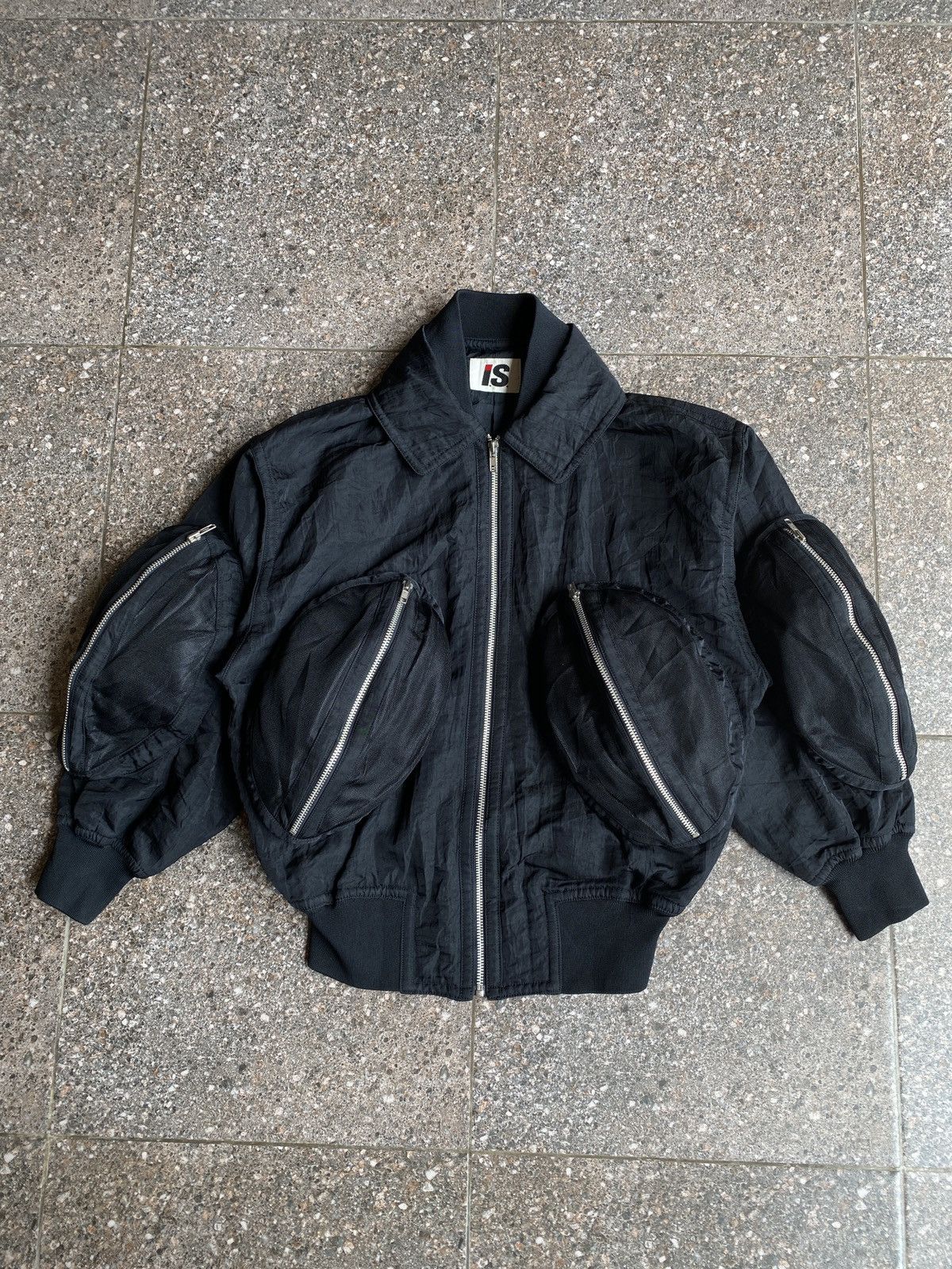 Issey Miyake Rare🔥🔥 Vintage 80’s Issey Miyake Multi Pocket Bomber Jacket Size M / US 6-8 / IT 42-44 - 2 Thumbnail