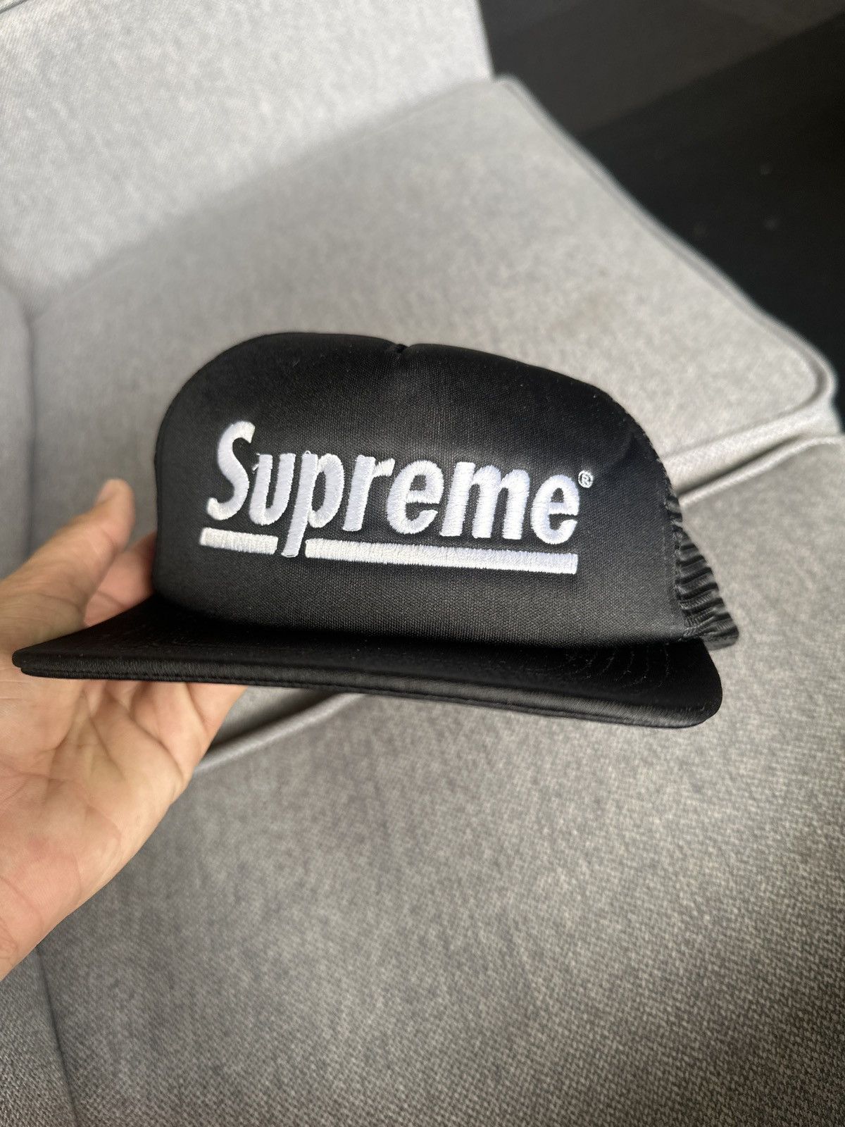 帽子 Supreme UnderlineMesh Back 5-Panel royal Supreme Pin Up Mesh Mesh Back 5 Panel FW23 Trucker Hat Royal