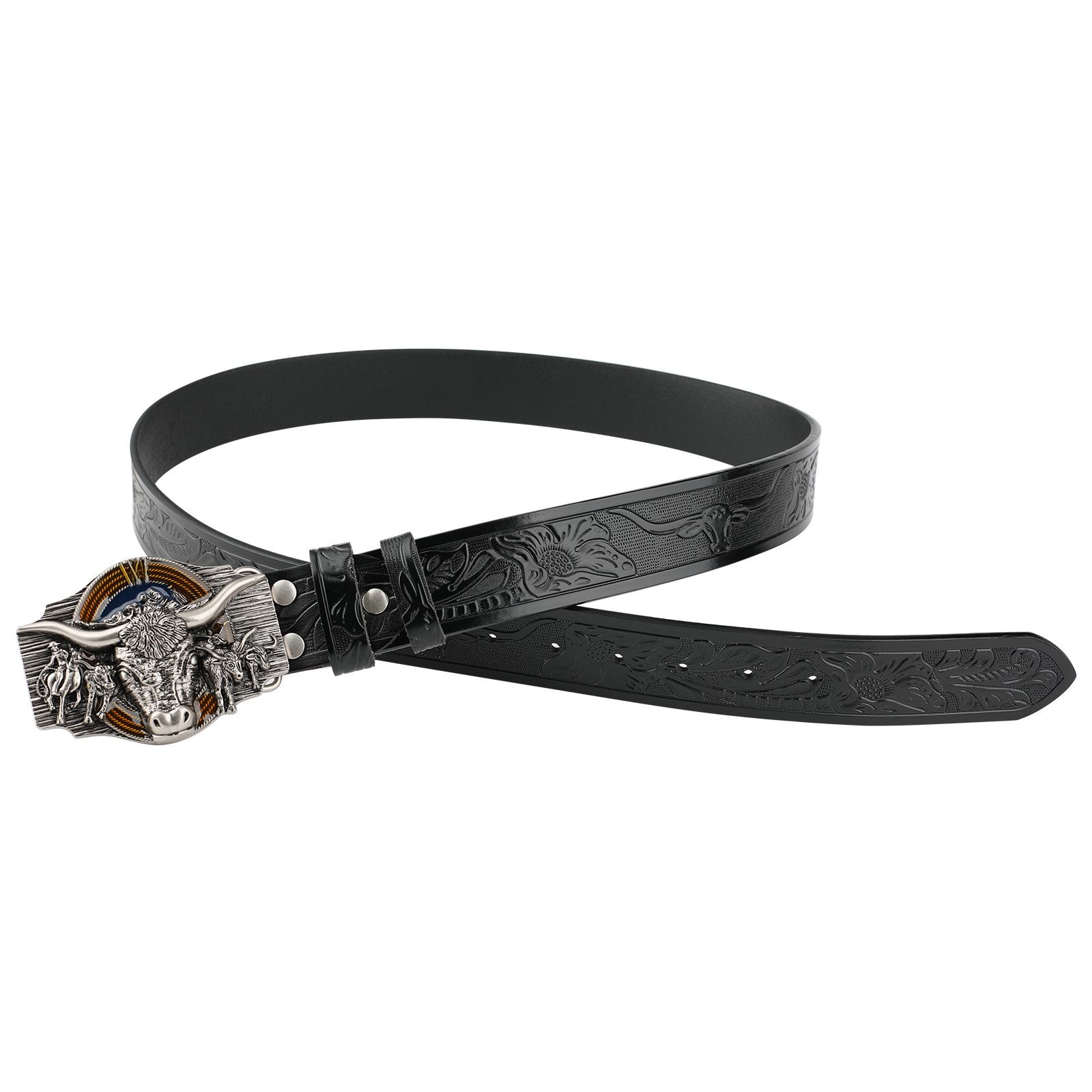 Designer Punk Vintage Belt Riveted Belts Menswear Accessories Size ONE SIZE - 5 Thumbnail